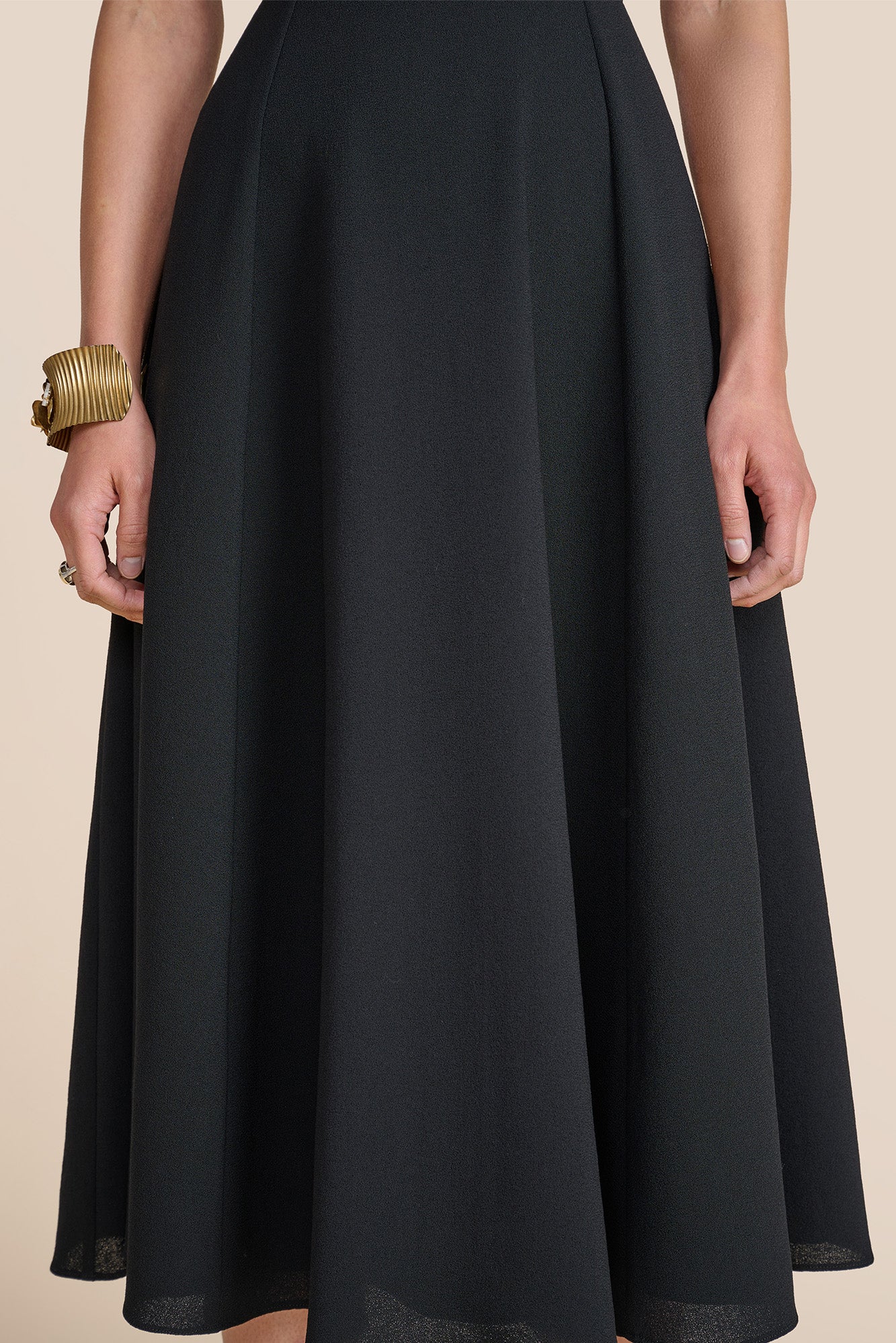 Ahana Black Short Sleeve Dress - Image 5
