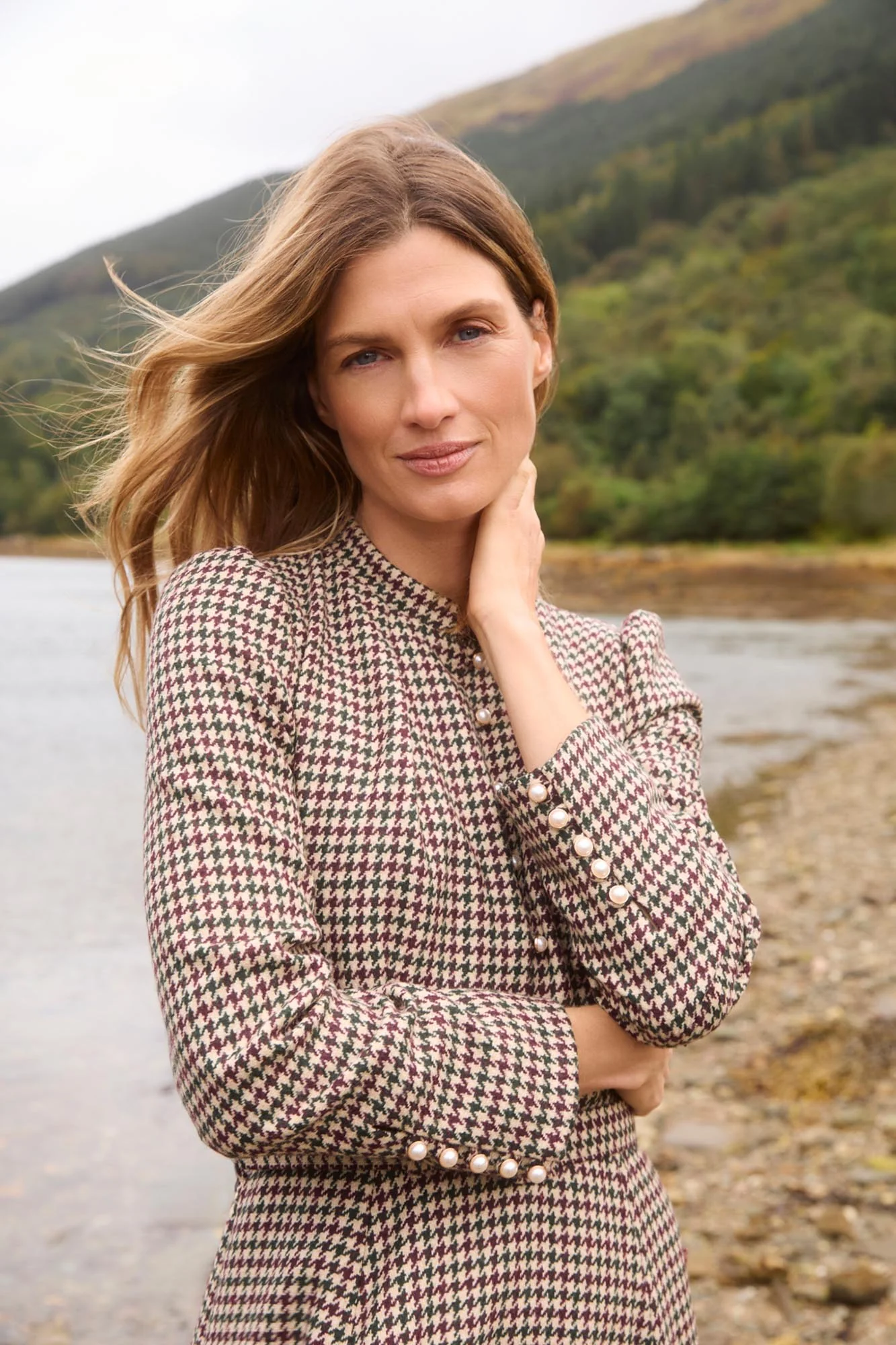 Ahana Country Check Dress - Image 3