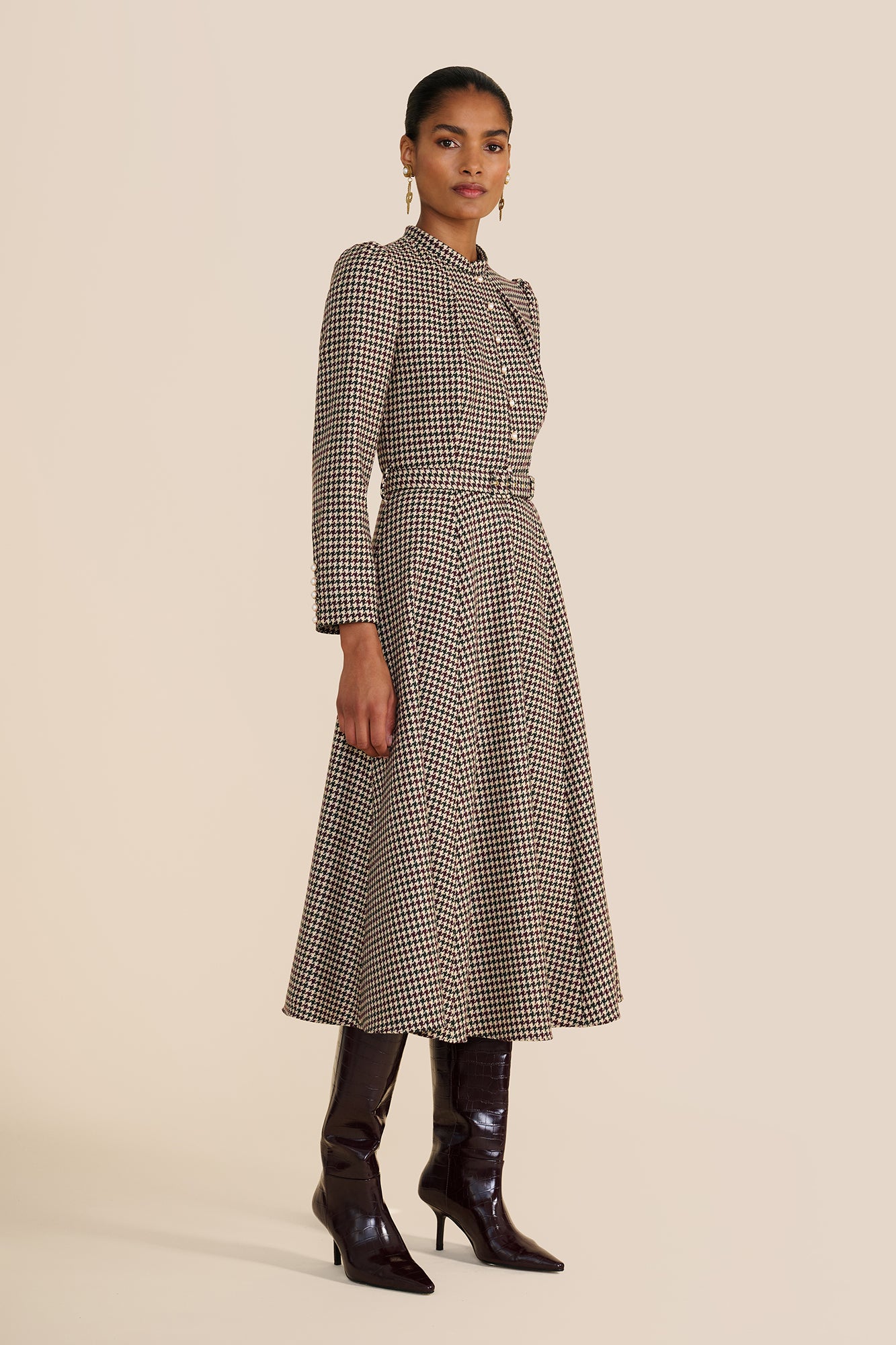 Ahana Country Check Dress - Image 4