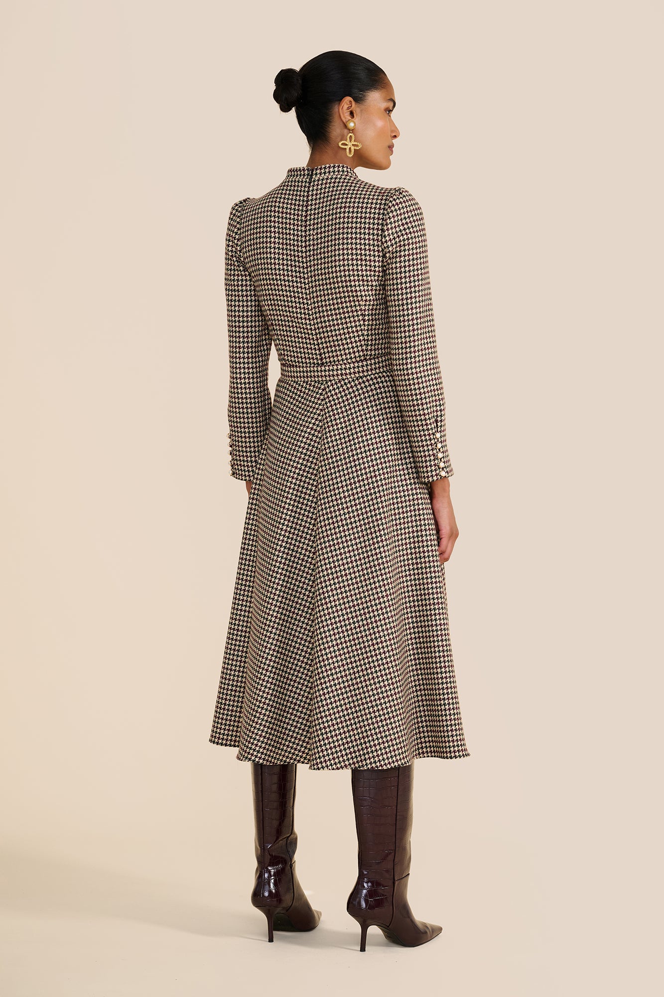 Ahana Country Check Dress - Image 6