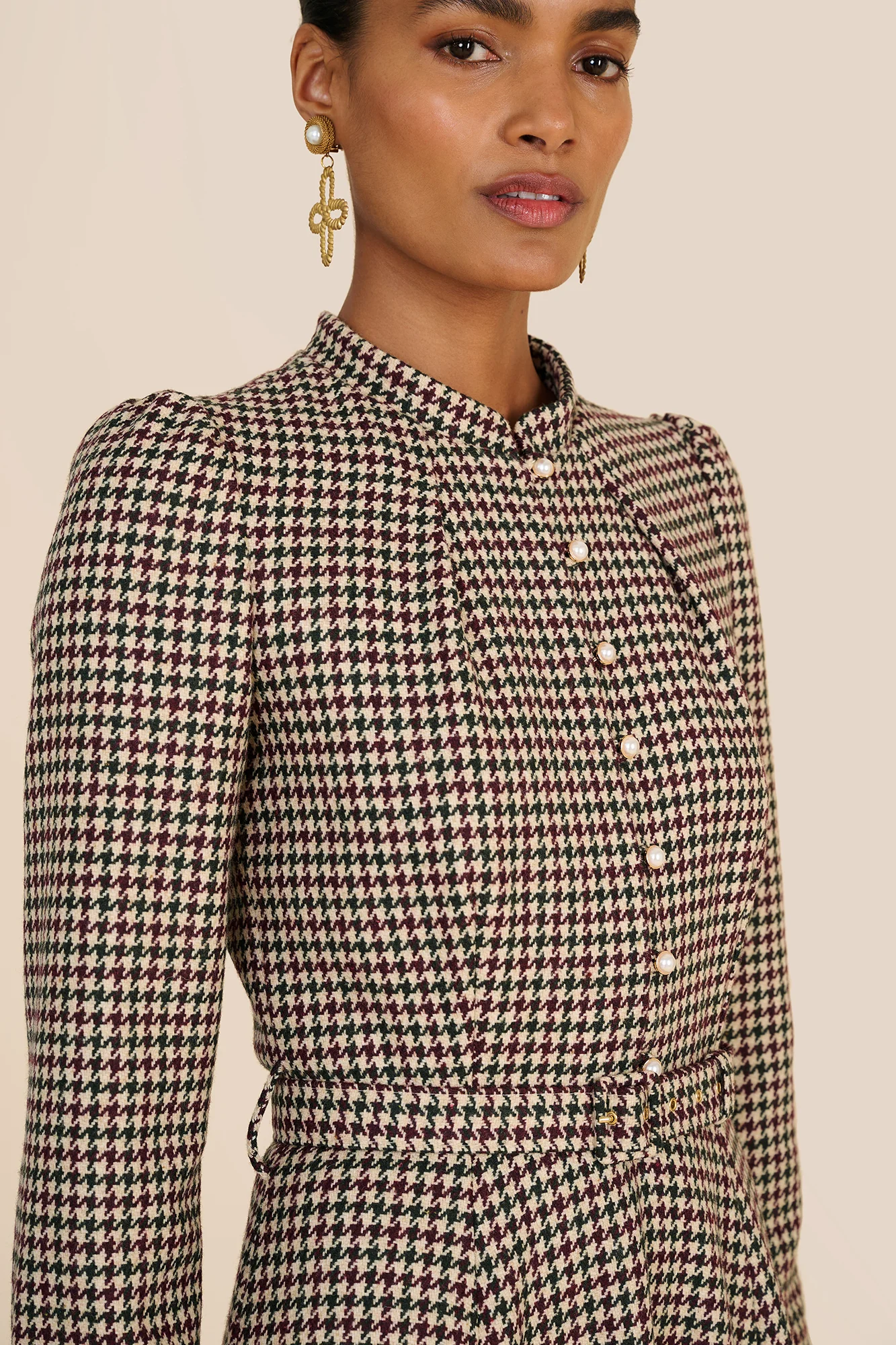 Ahana Country Check Dress - Image 7