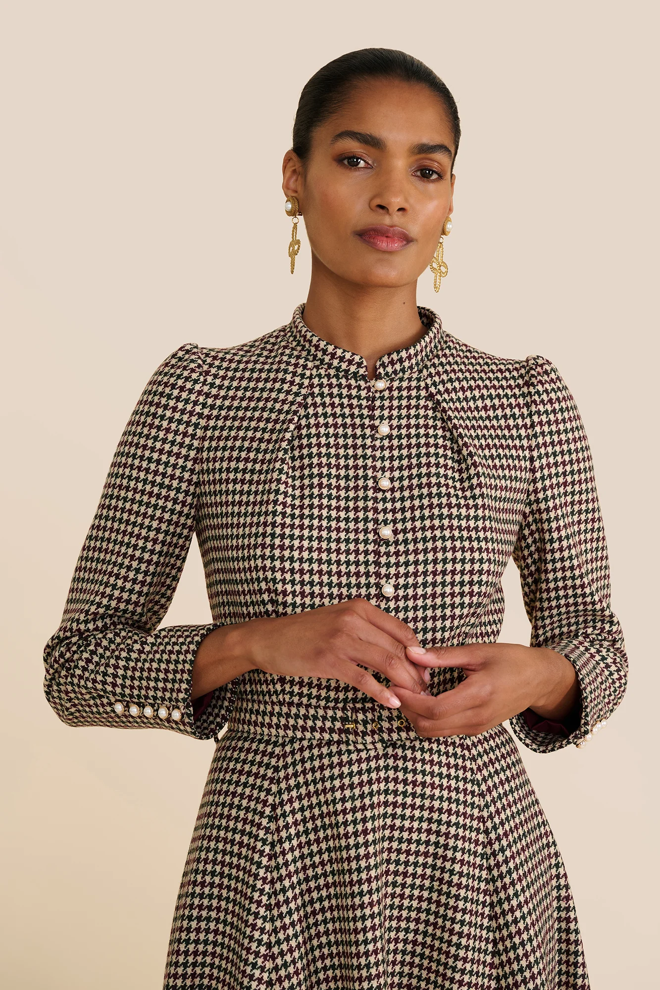 Ahana Country Check Dress - Image 8
