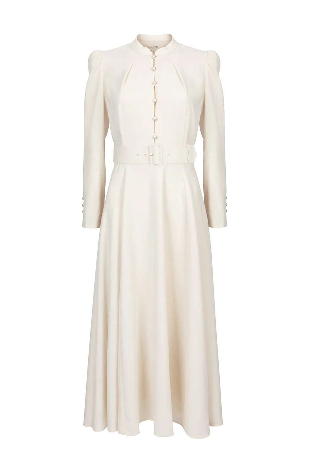 Ahana Cream Long Sleeve Dress - Image 8
