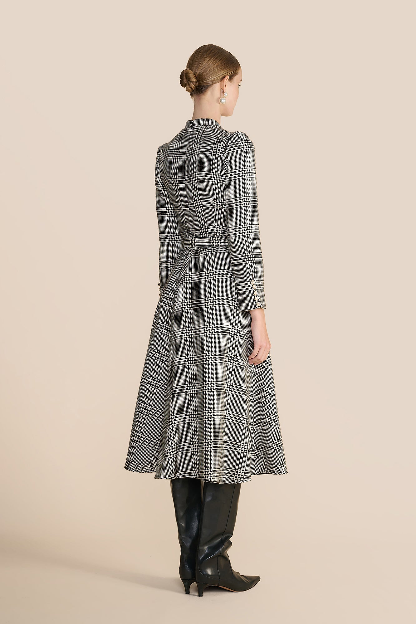 Ahana Houndstooth Dress - Image 7