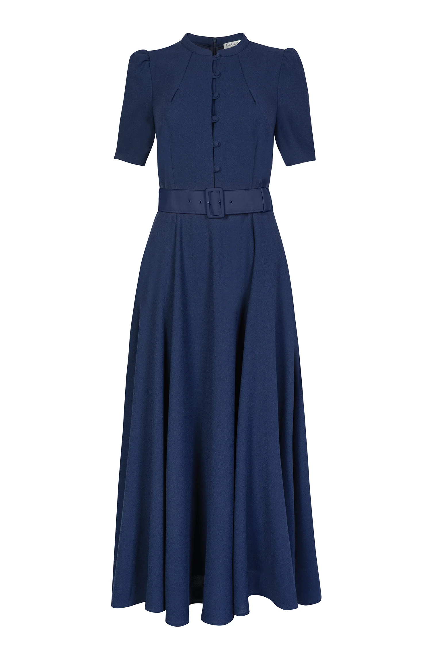 Ahana Navy Short Sleeve Dress - Image 11