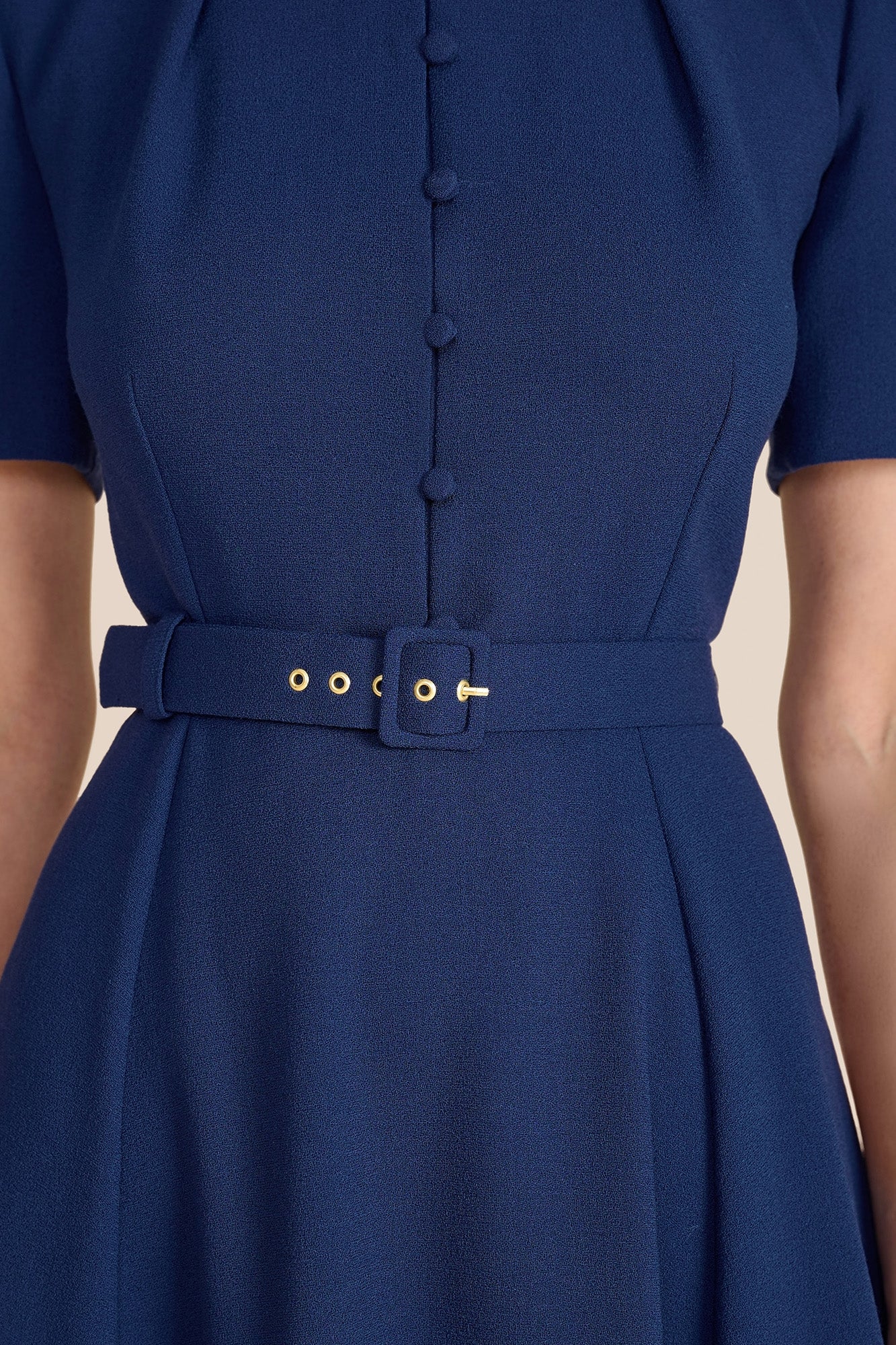 Ahana Navy Short Sleeve Dress - Image 4