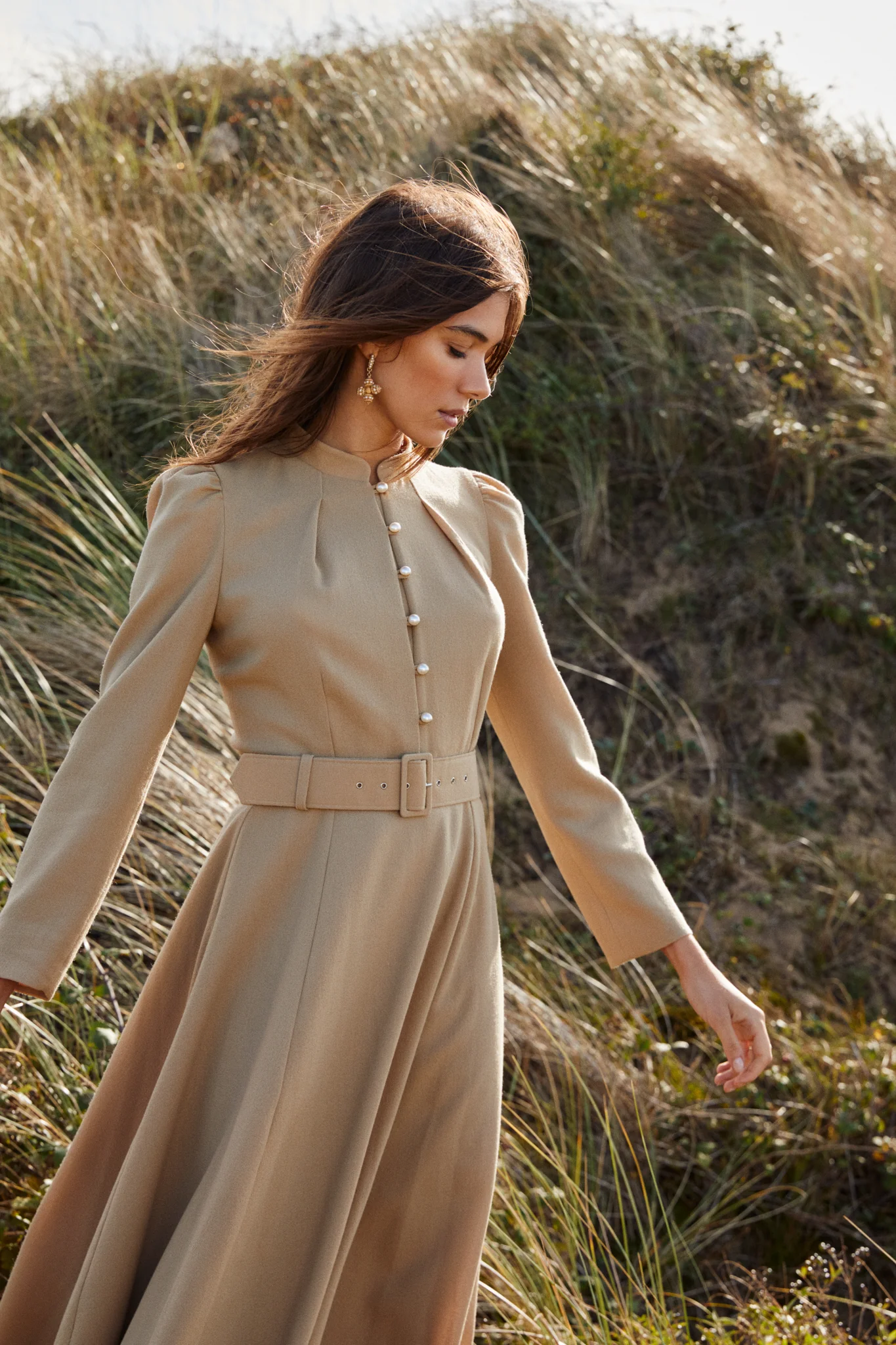 Ahana Tan Dress - Image 5