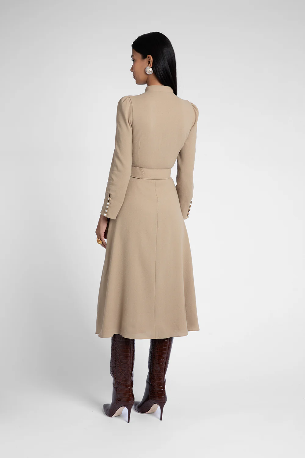 Ahana Tan Dress - Image 9