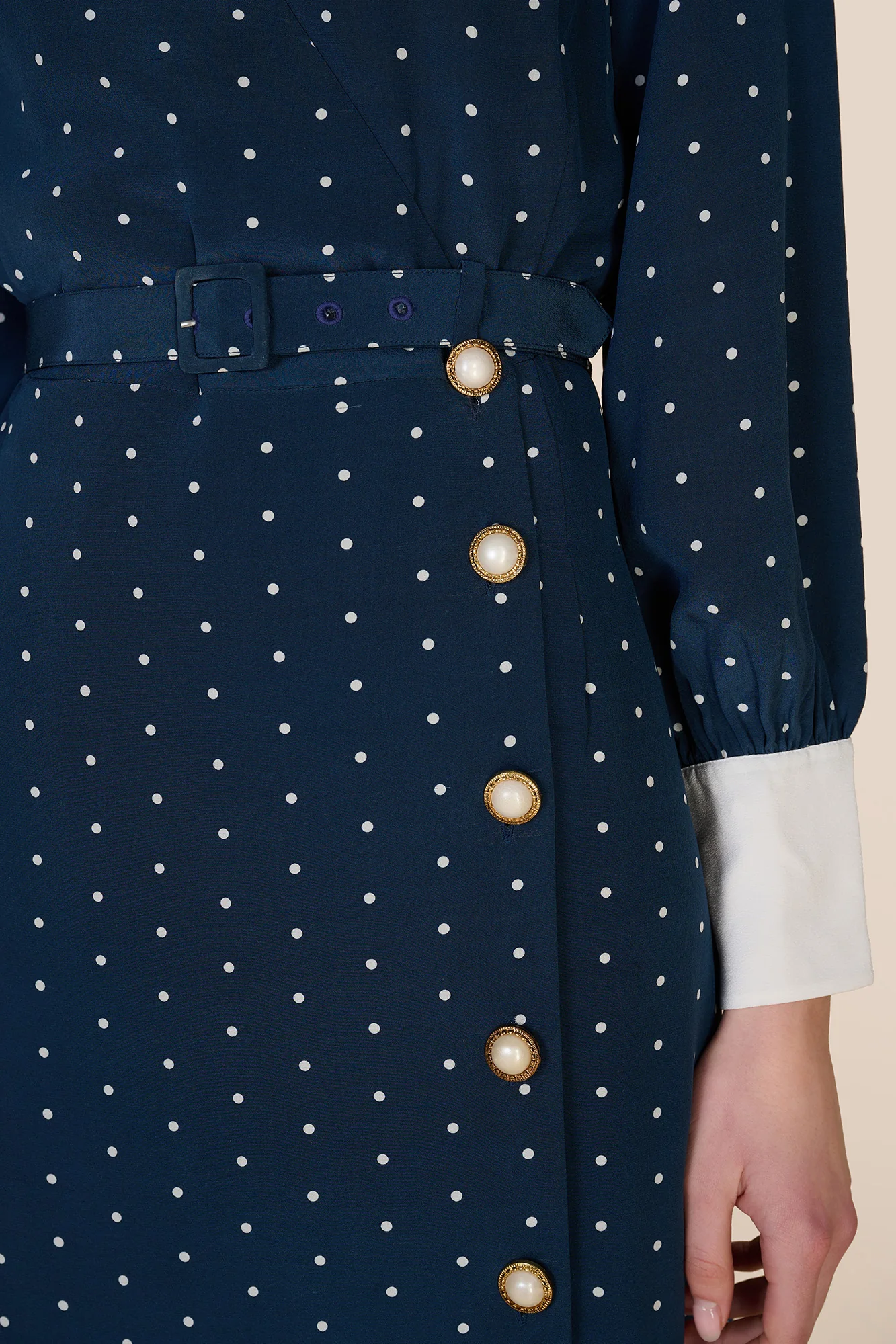 Amanda Polka Dot Dress - Image 6