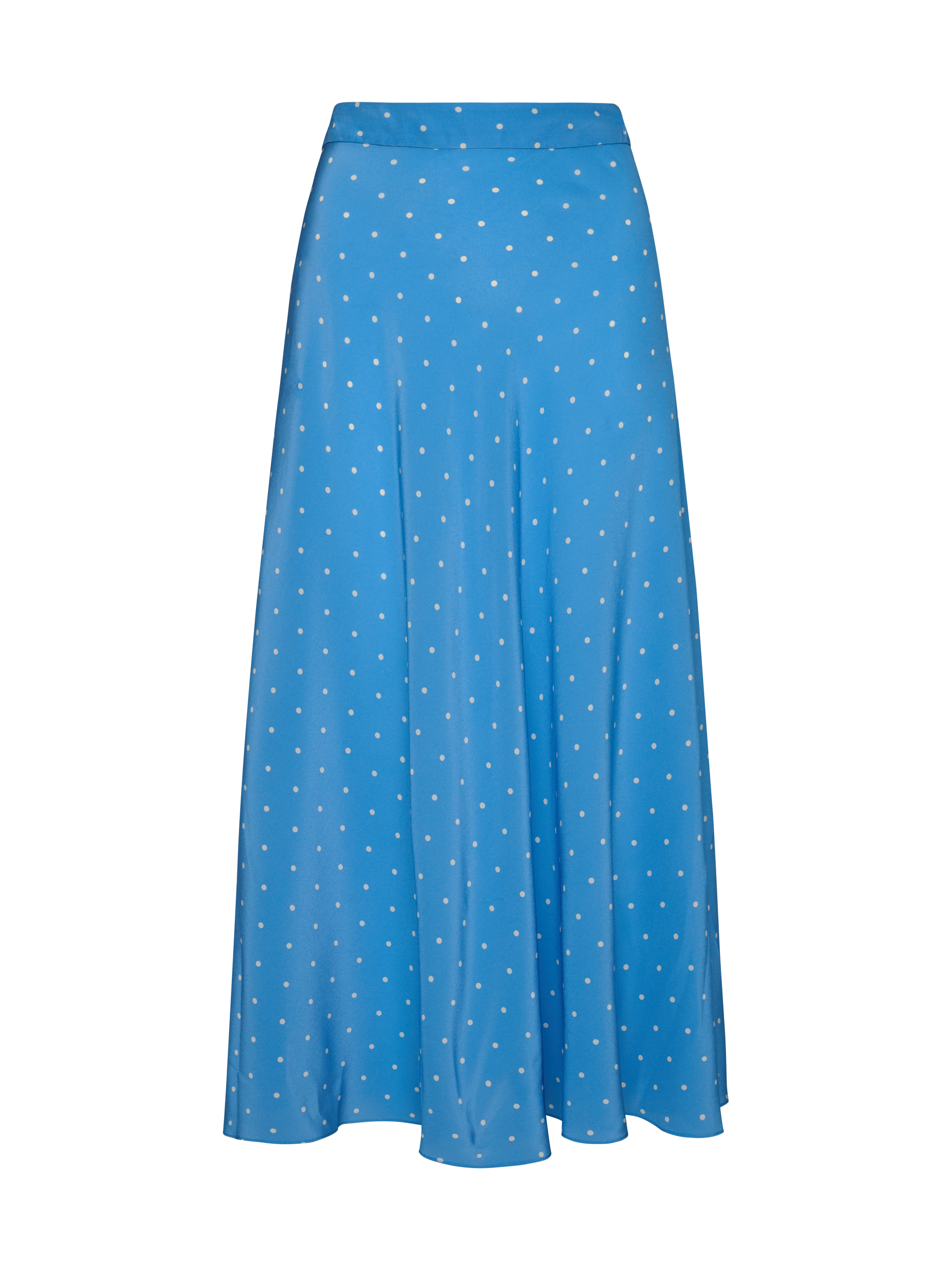 Arabella Cornflower Polka Dot Skirt - Image 6