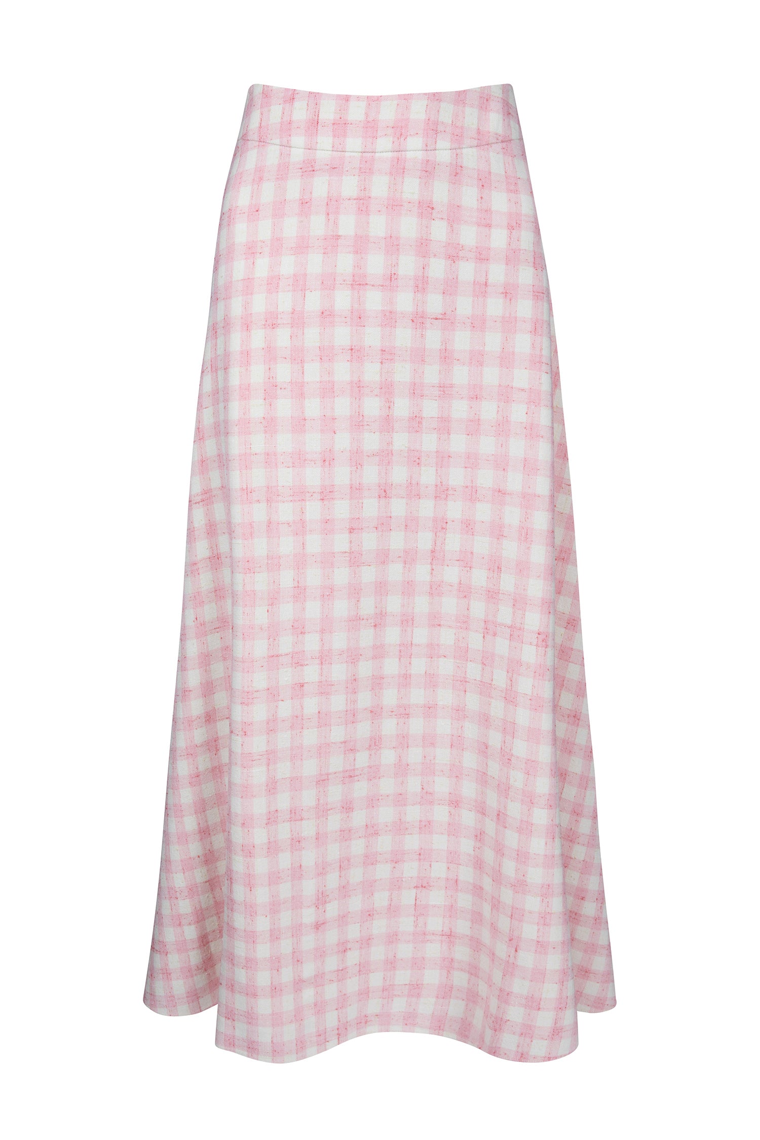 Arabella Pink & White Tweed Skirt - Image 8