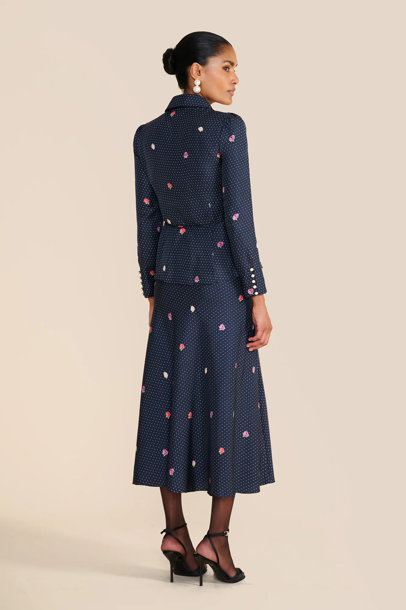 Arabella Polka Floral Skirt - Image 3