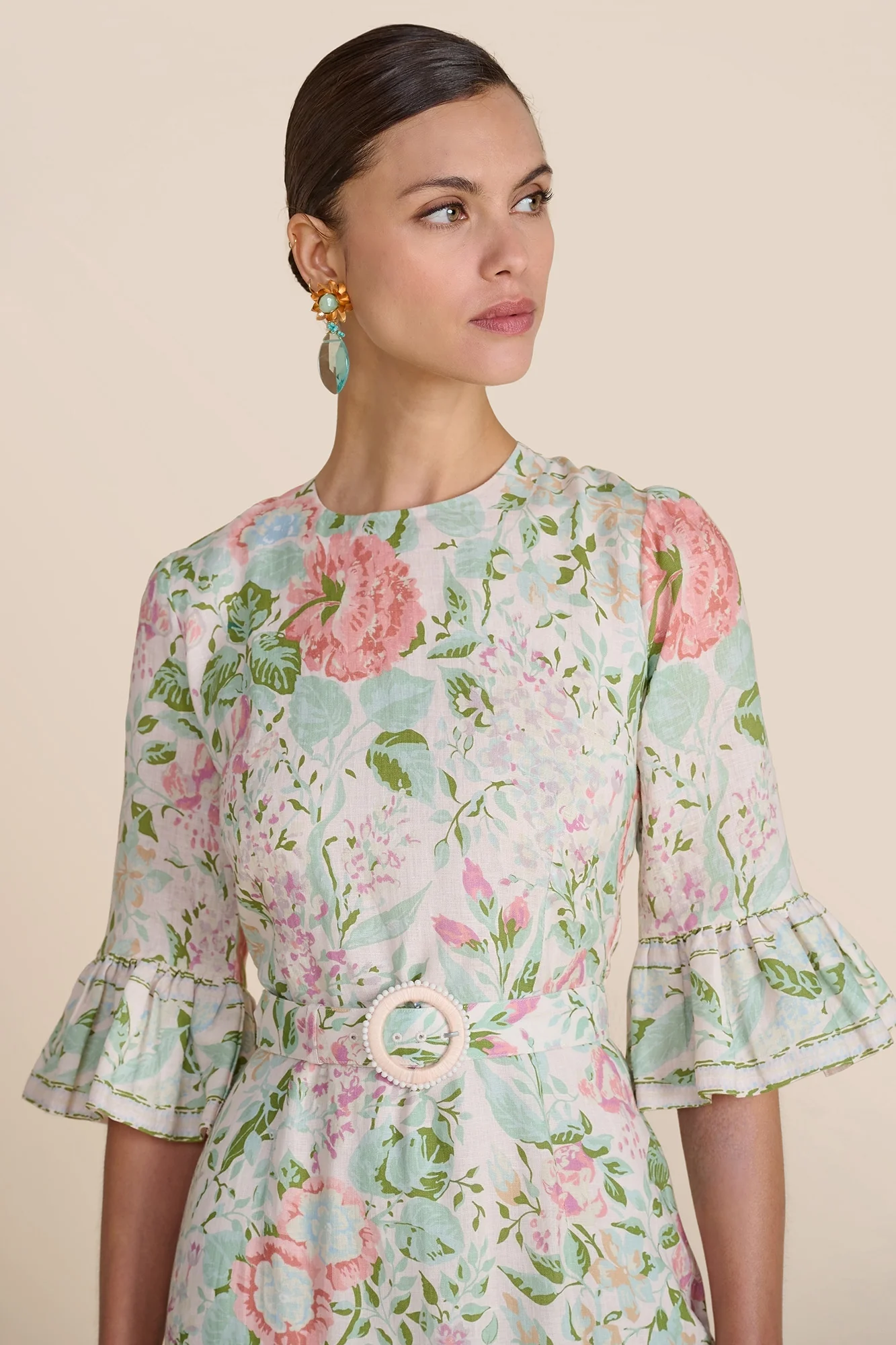 Aster Blush Romantic Floral Dress - Image 5