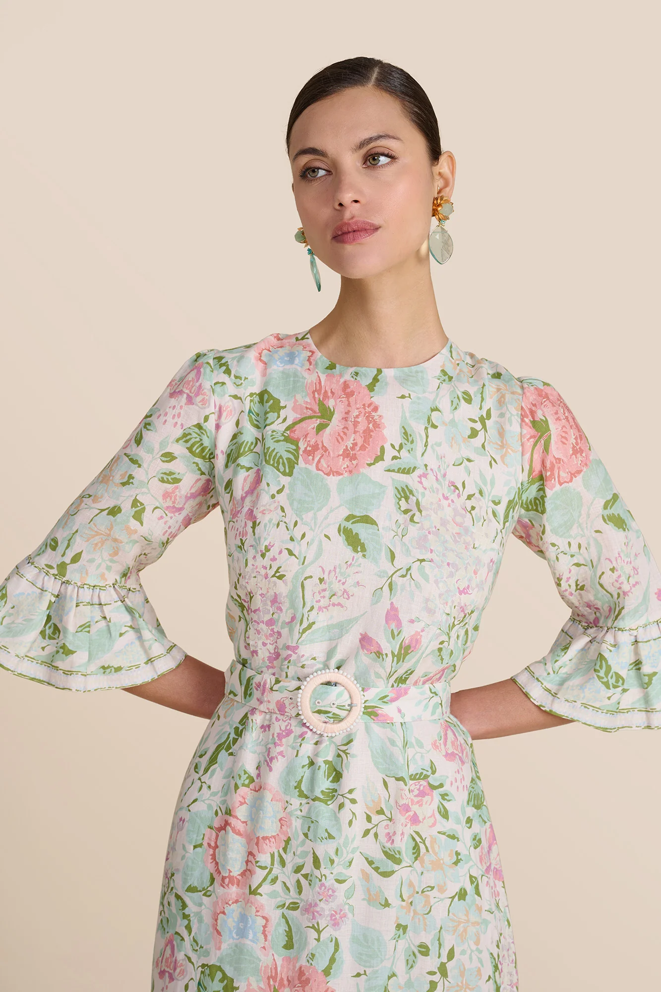 Aster Blush Romantic Floral Dress - Image 6