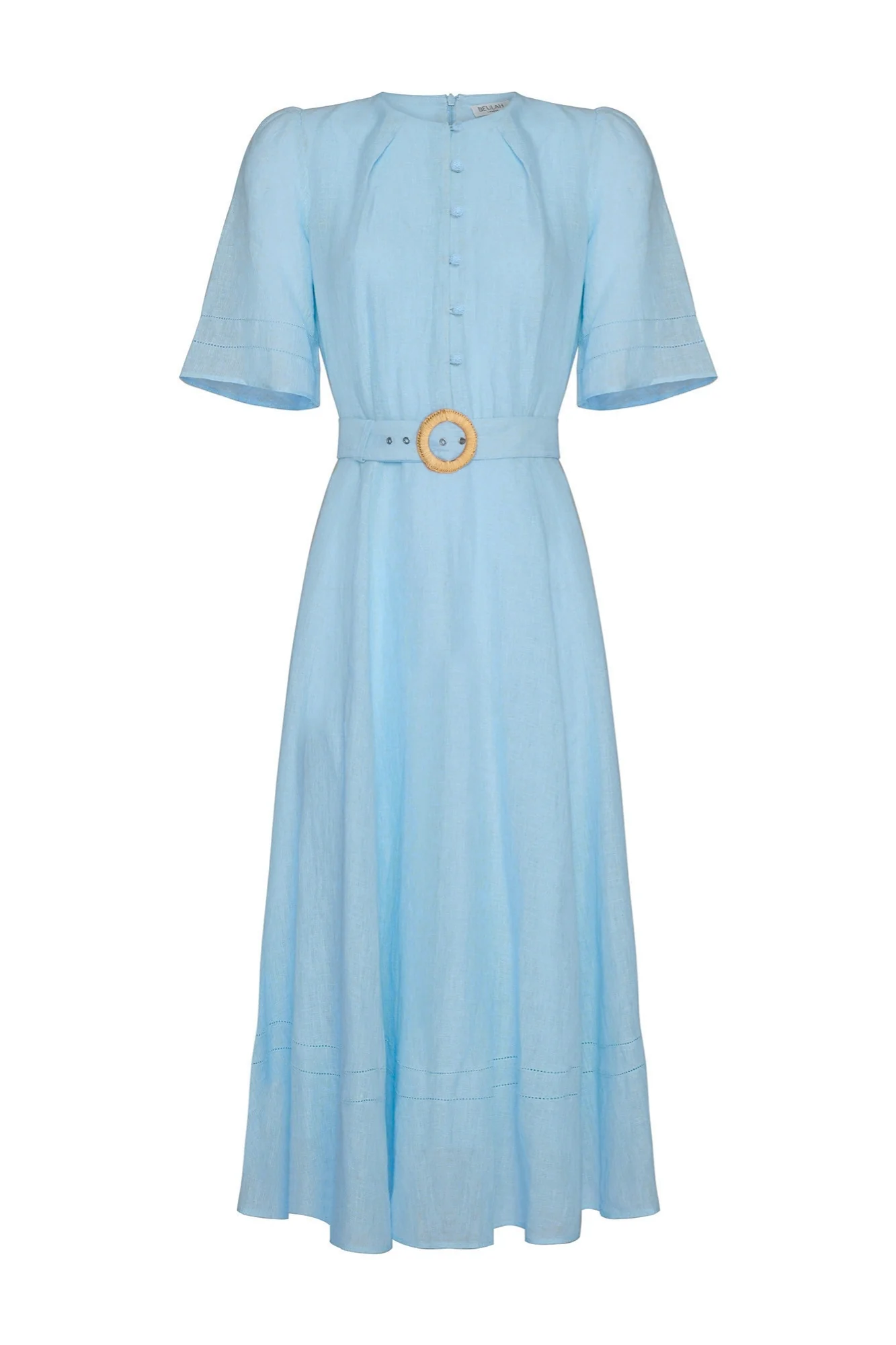 Aybra Linen Cornflower Dress - Image 6