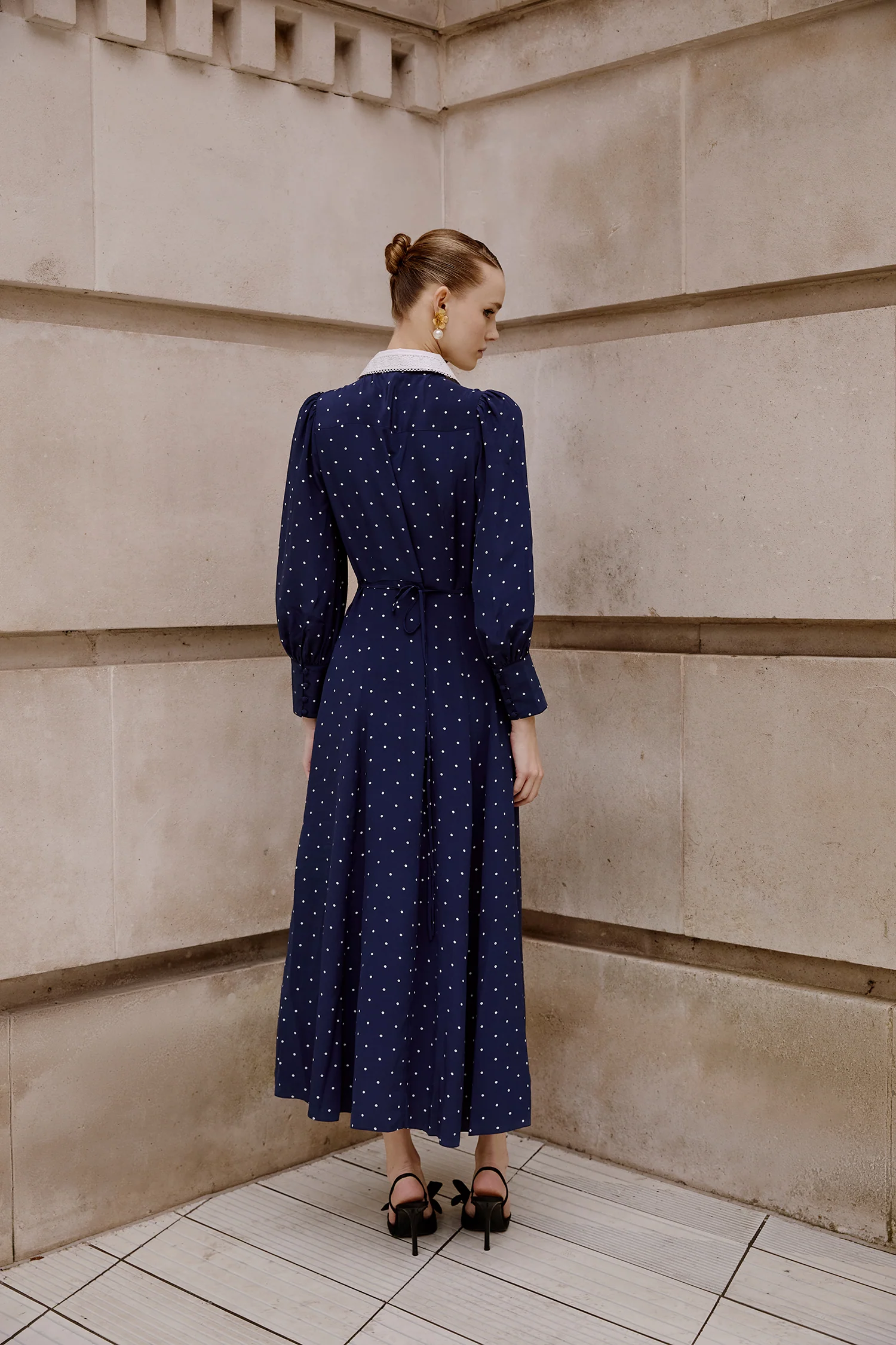 Calla Polka Dot Dress - Image 9