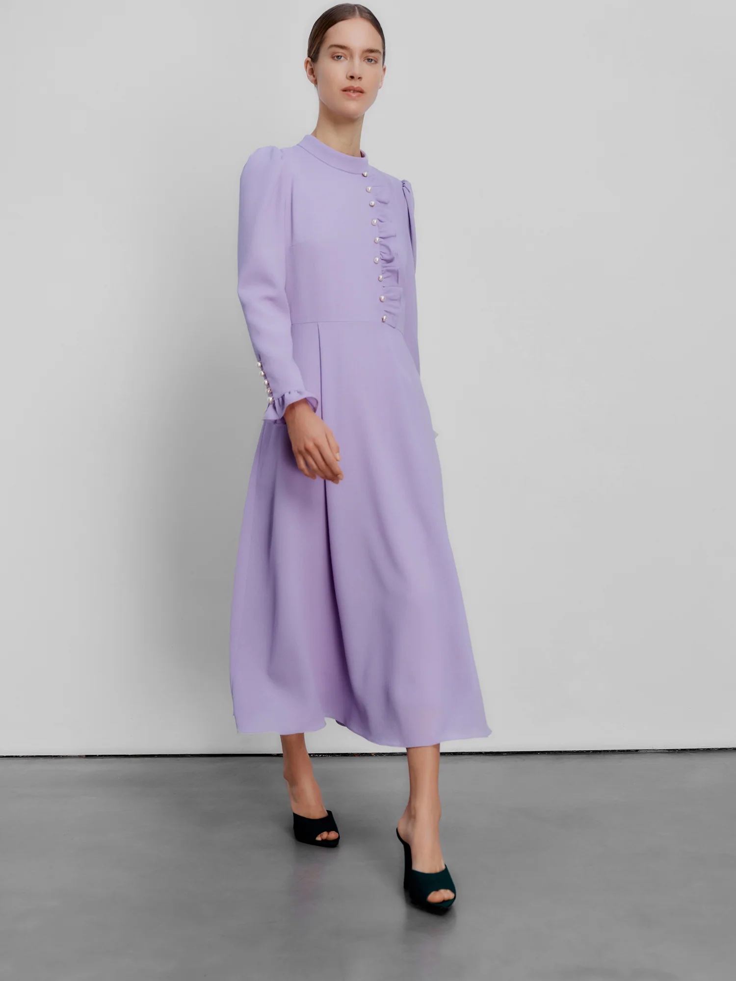 Christina Lilac Dress - Image 6