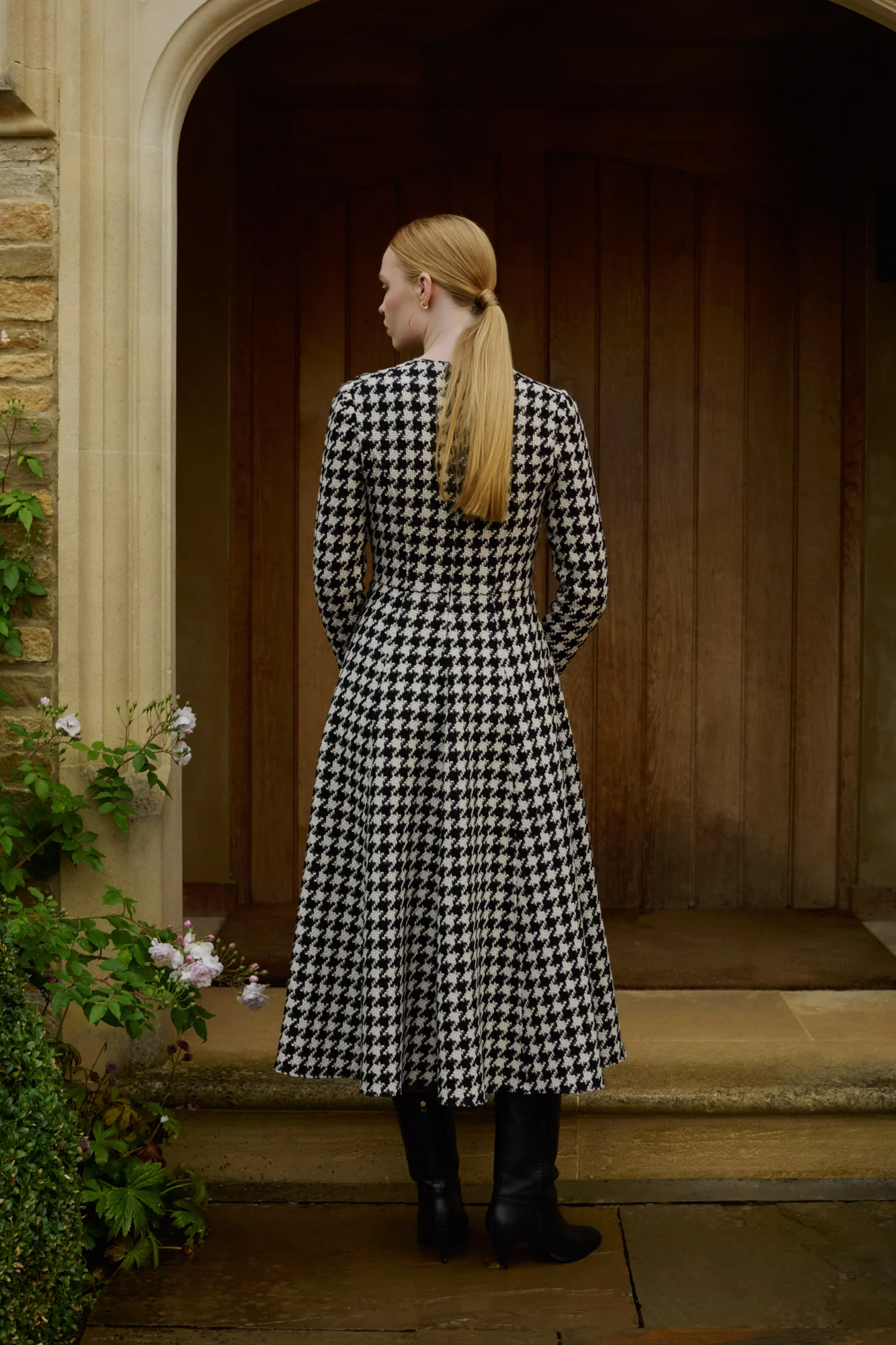 Constance Houndstooth Dress - Image 5