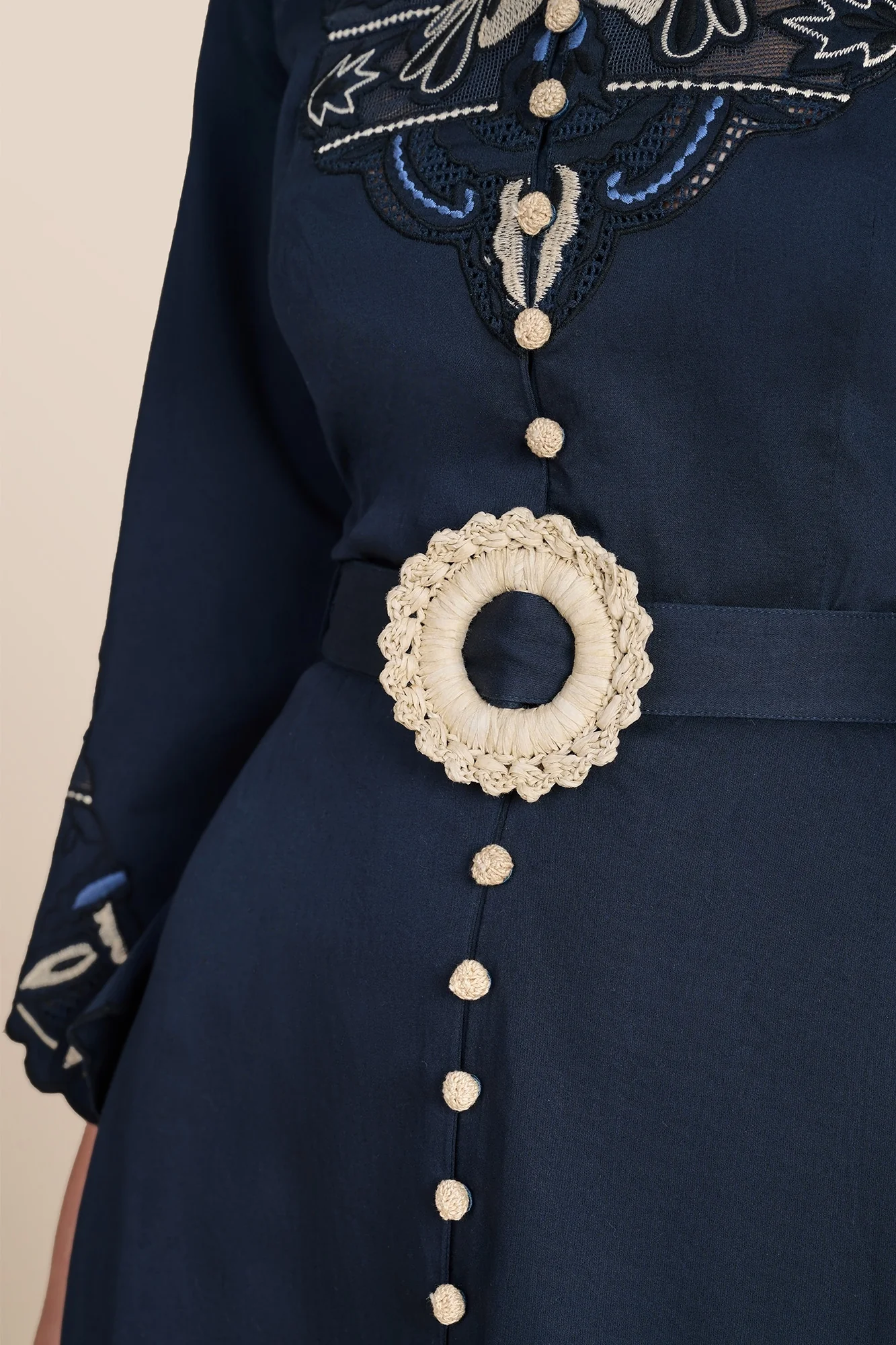 Dakota Navy Dress - Image 4