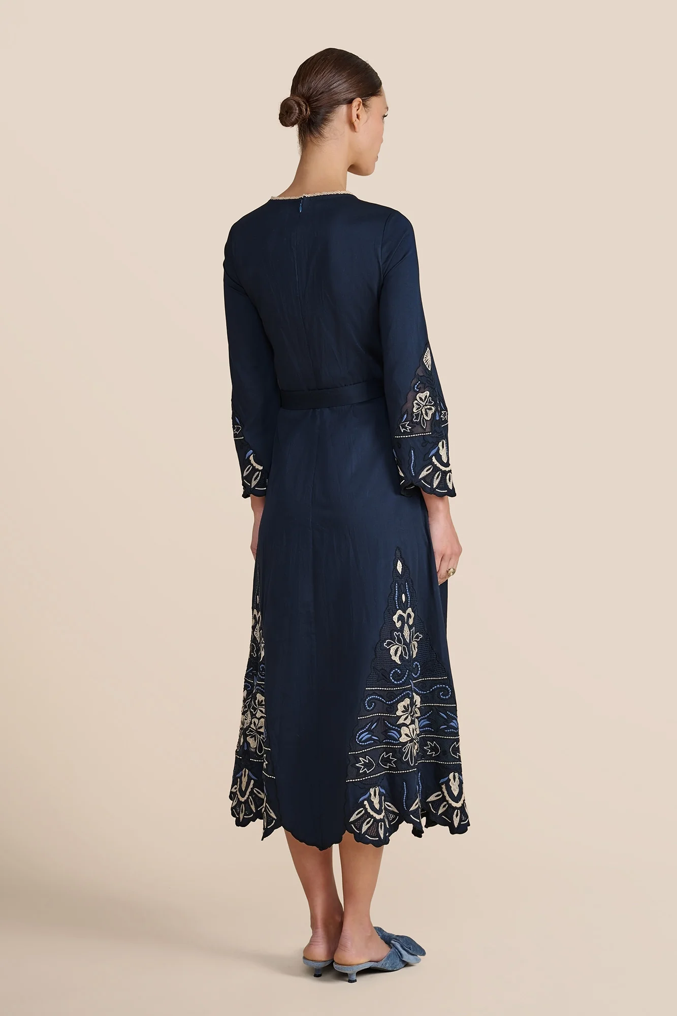 Dakota Navy Dress - Image 8