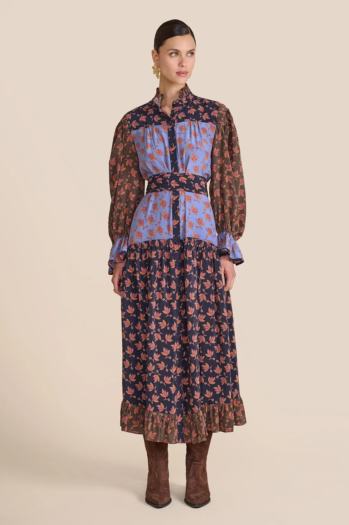 Darsha Multi Paisley Dress