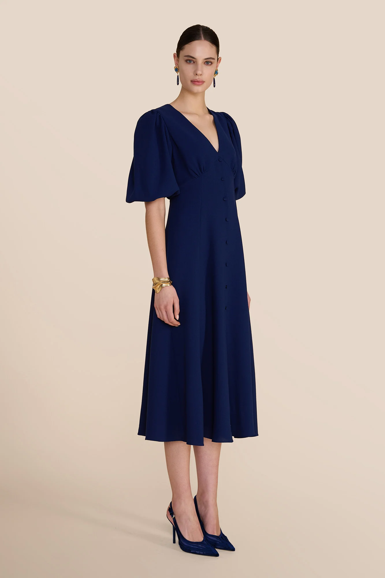 Francine Navy Dress - Image 3