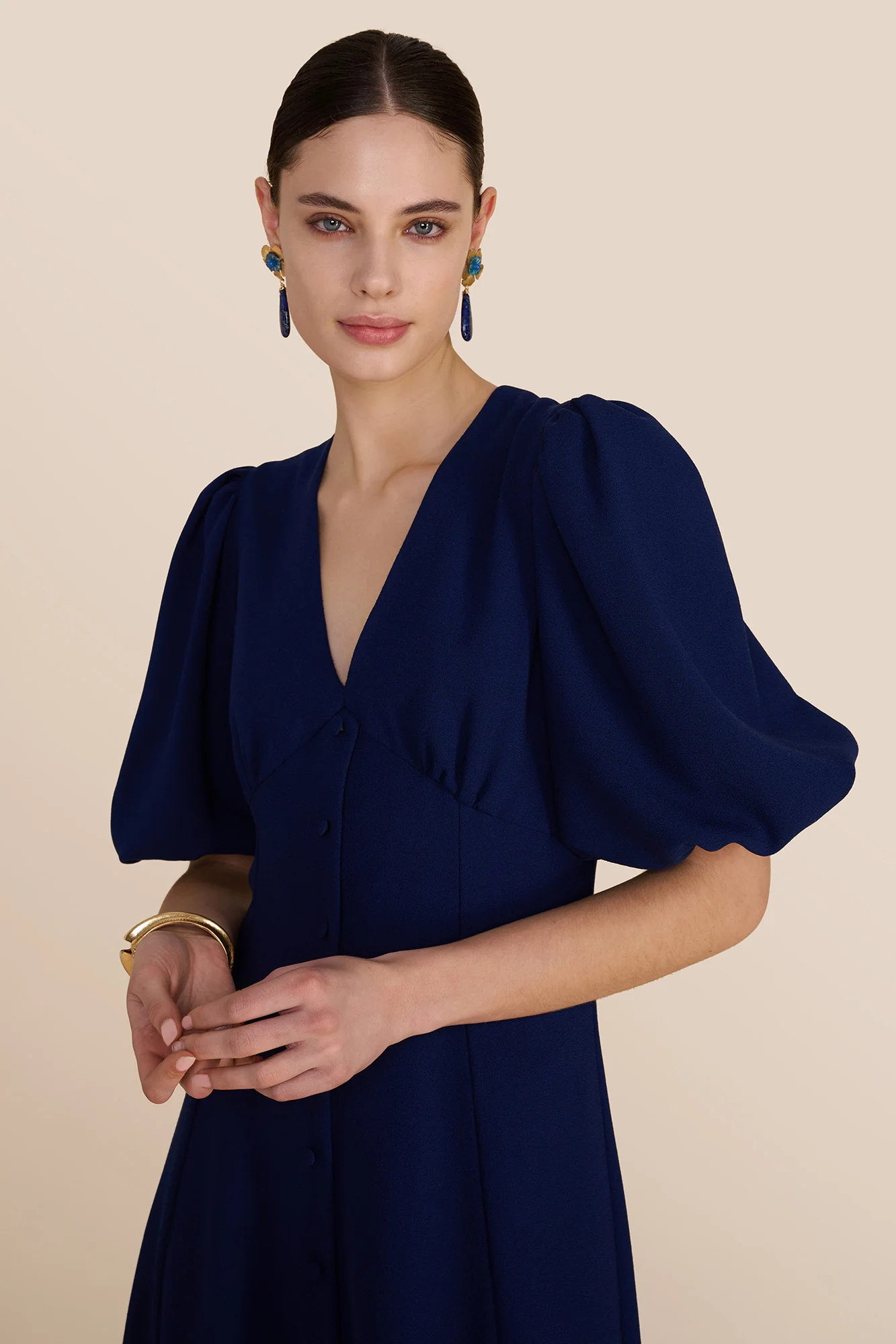 Francine Navy Dress - Image 4