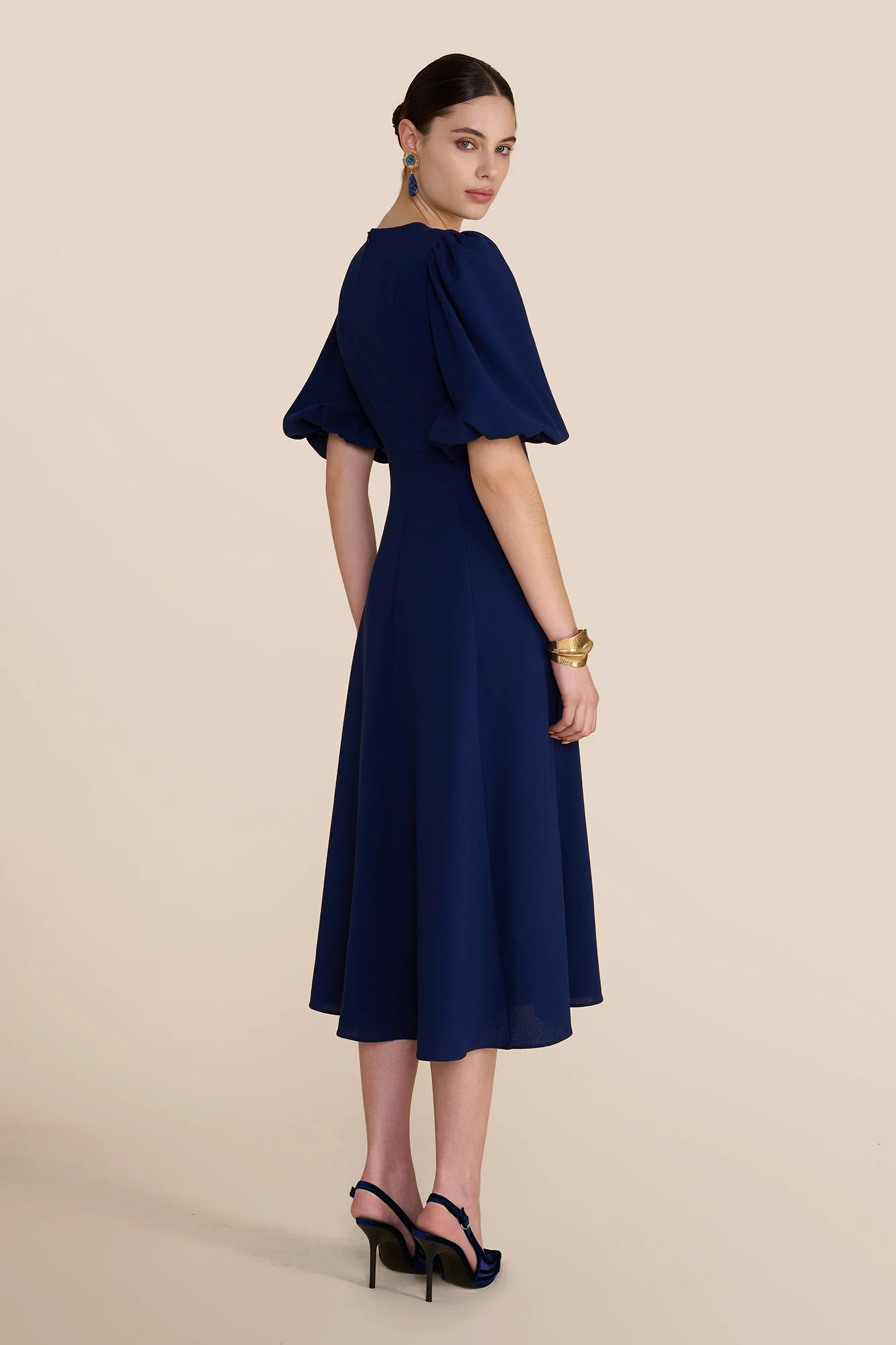 Francine Navy Dress - Image 5