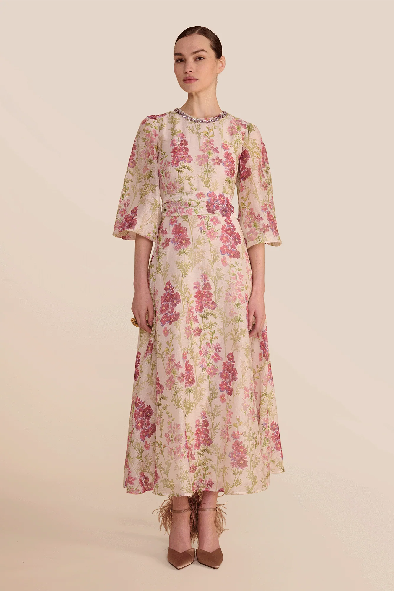 Mikela Delphinium Dress