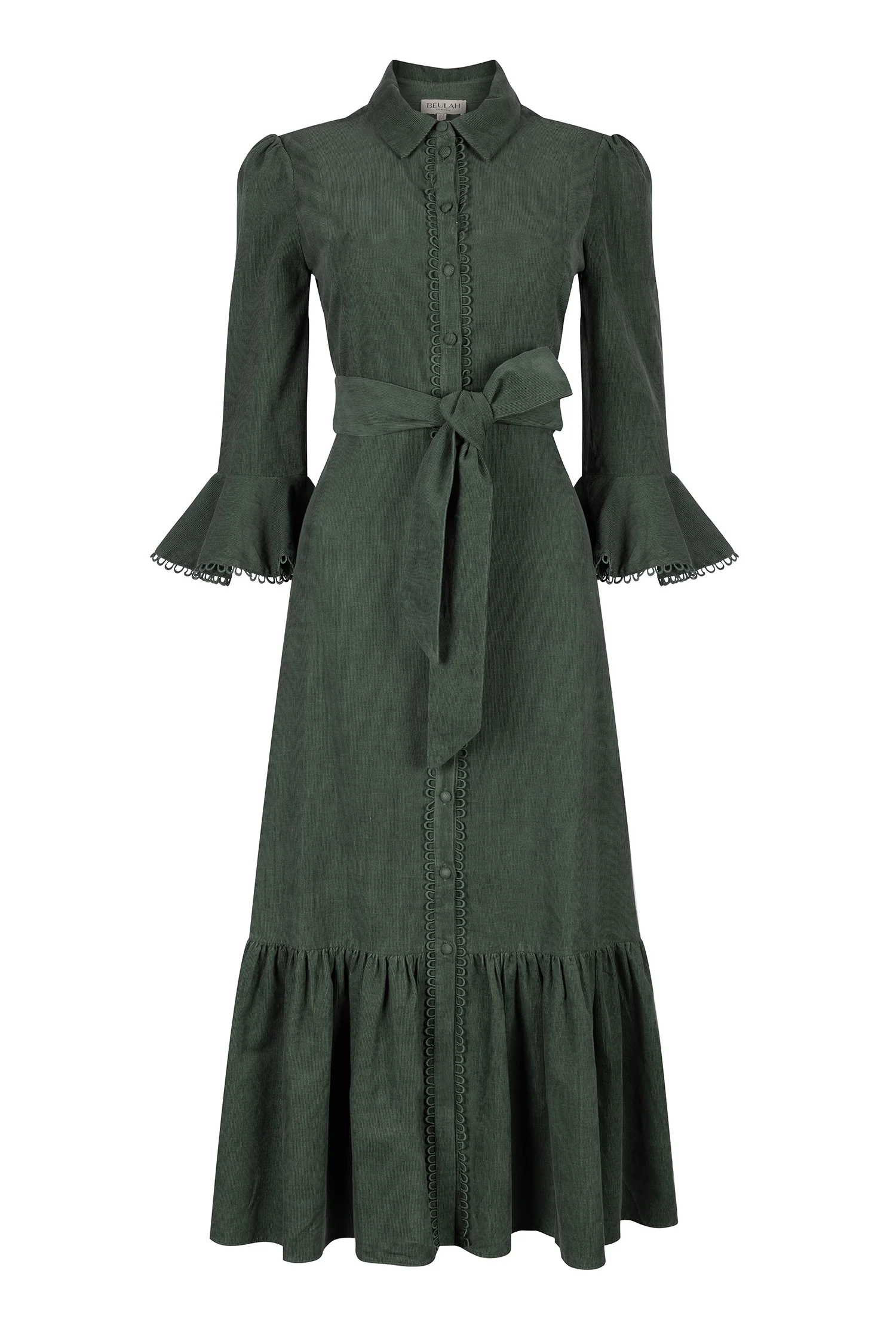 Nalini Khaki Dress - Image 7