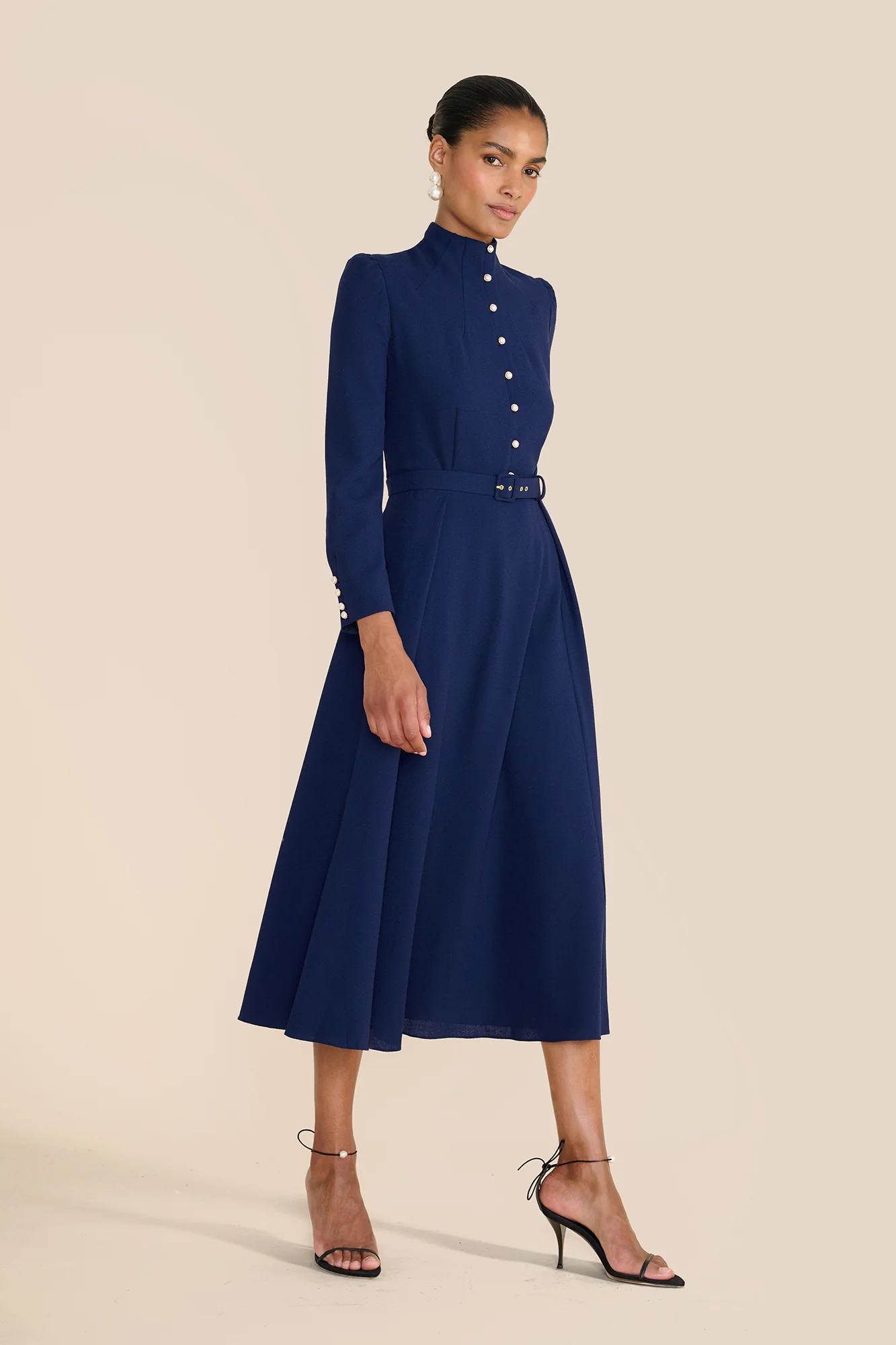 Nyra Navy Dress - Image 2