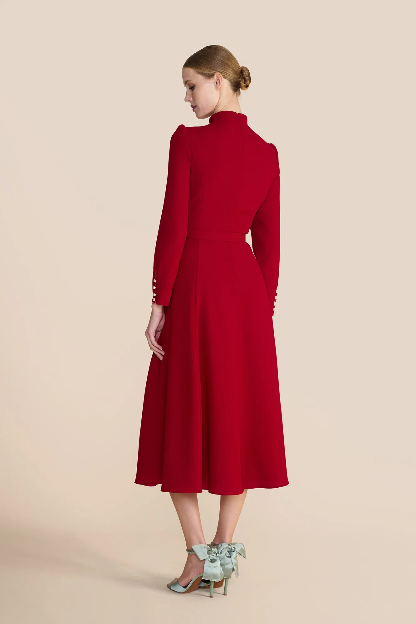 Nyra Red Dress - Image 7