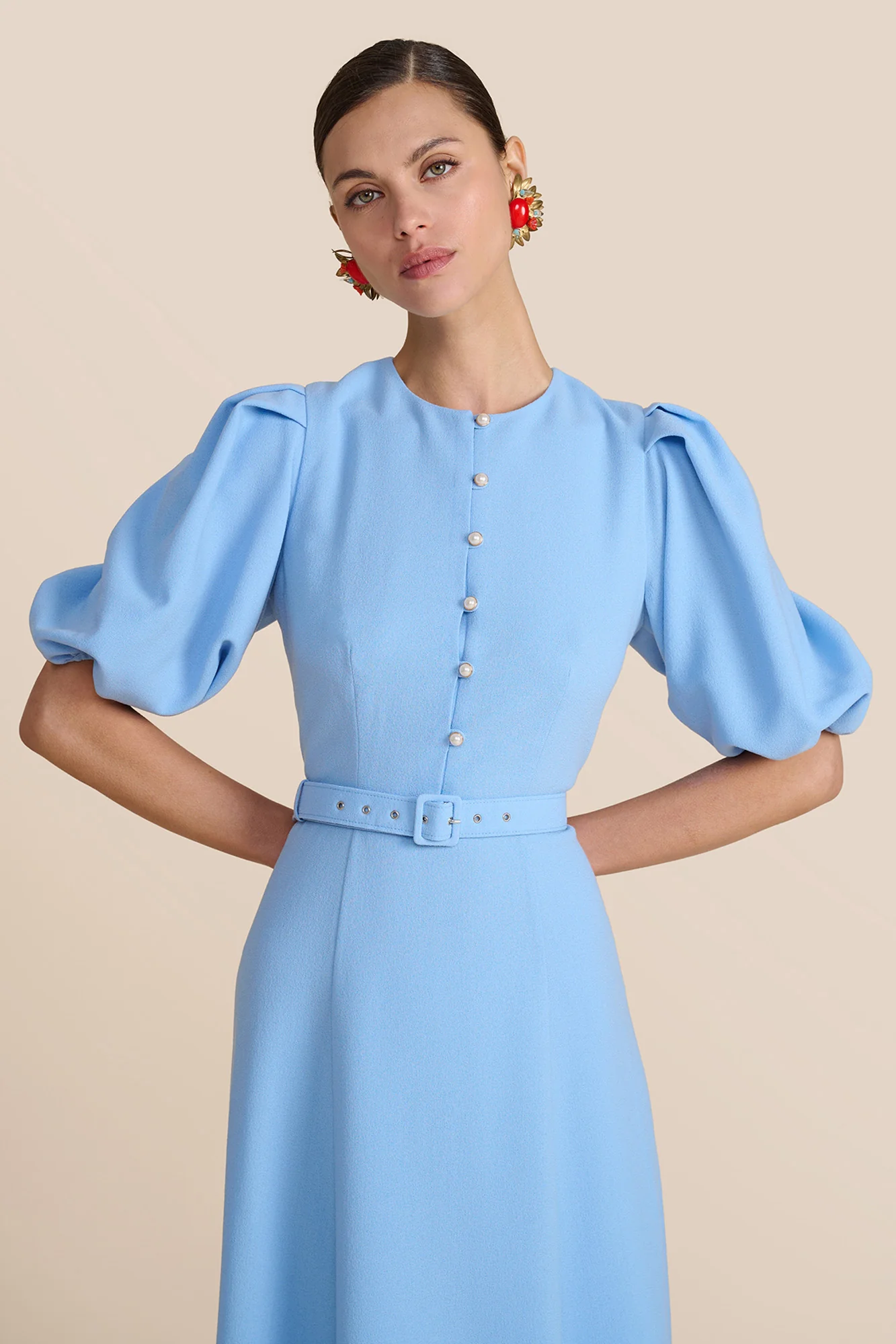 Rani Pale Blue Dress - Image 2