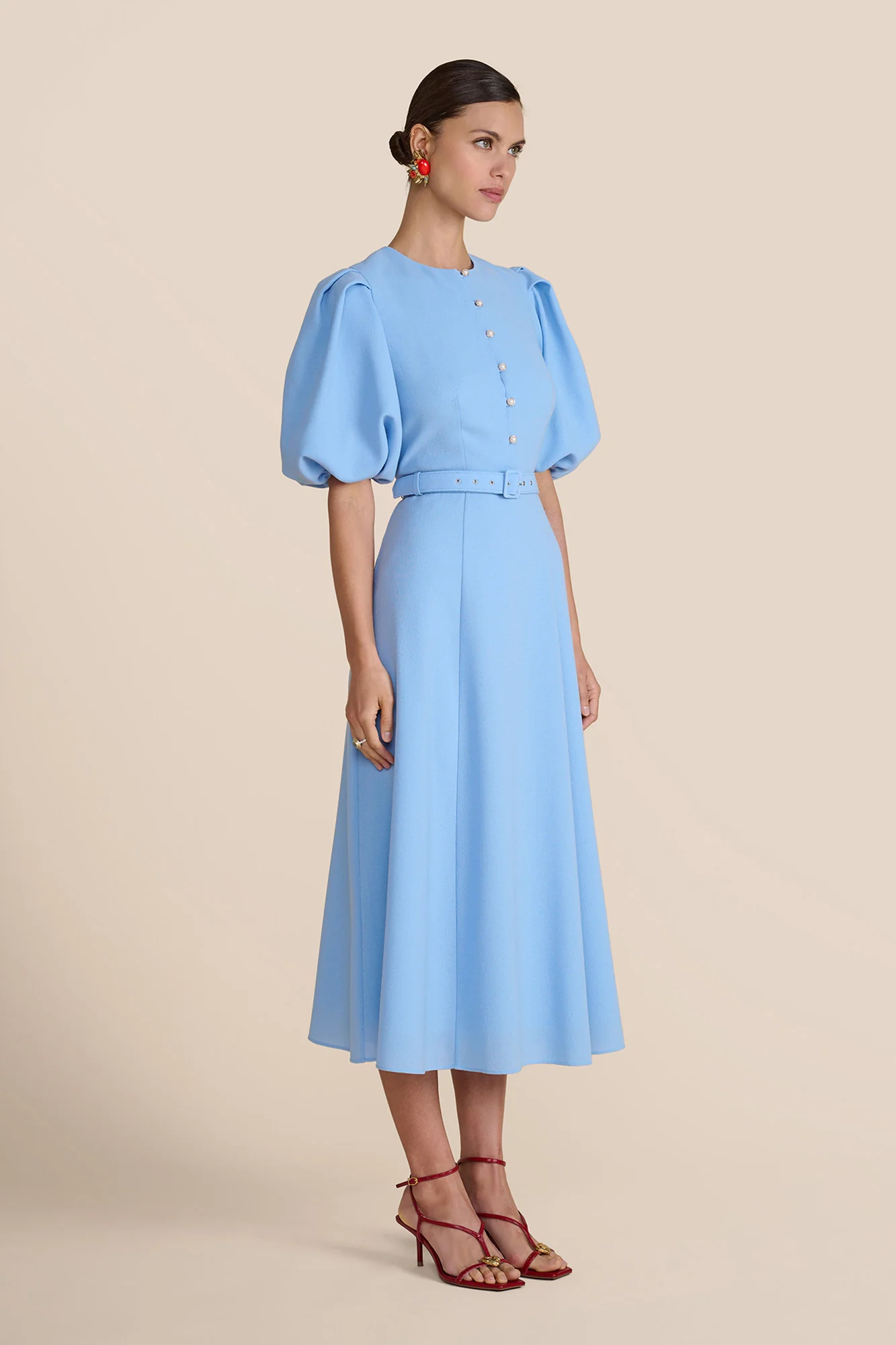 Rani Pale Blue Dress - Image 3