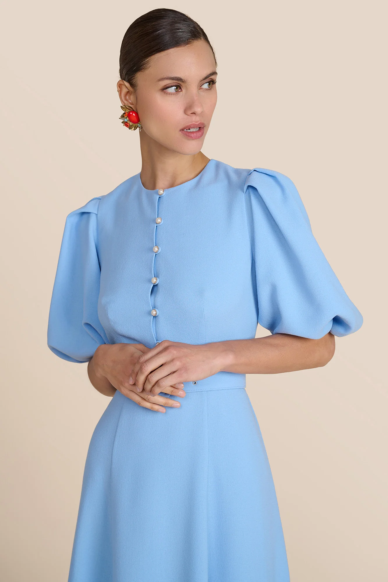 Rani Pale Blue Dress - Image 5
