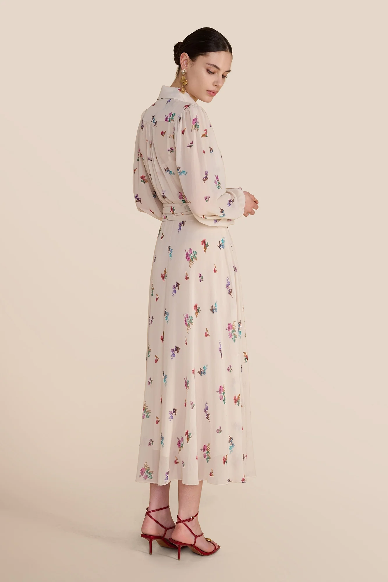 Robin Watercolour Shirt Dress - Image 5