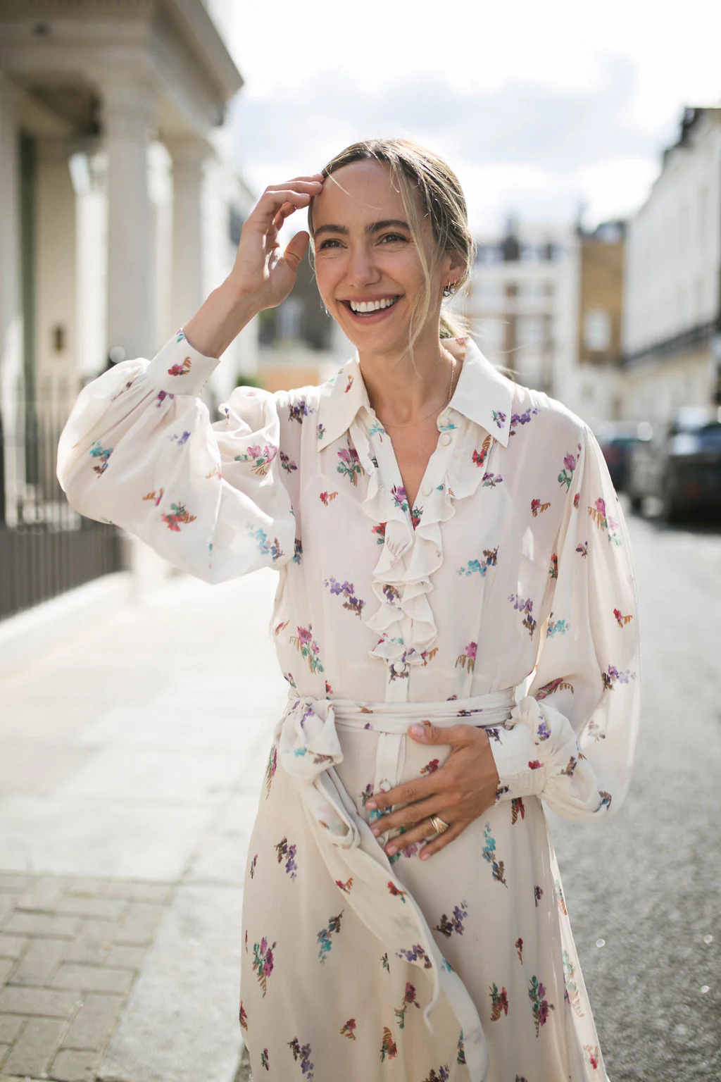 Robin Watercolour Shirt Dress - Image 7