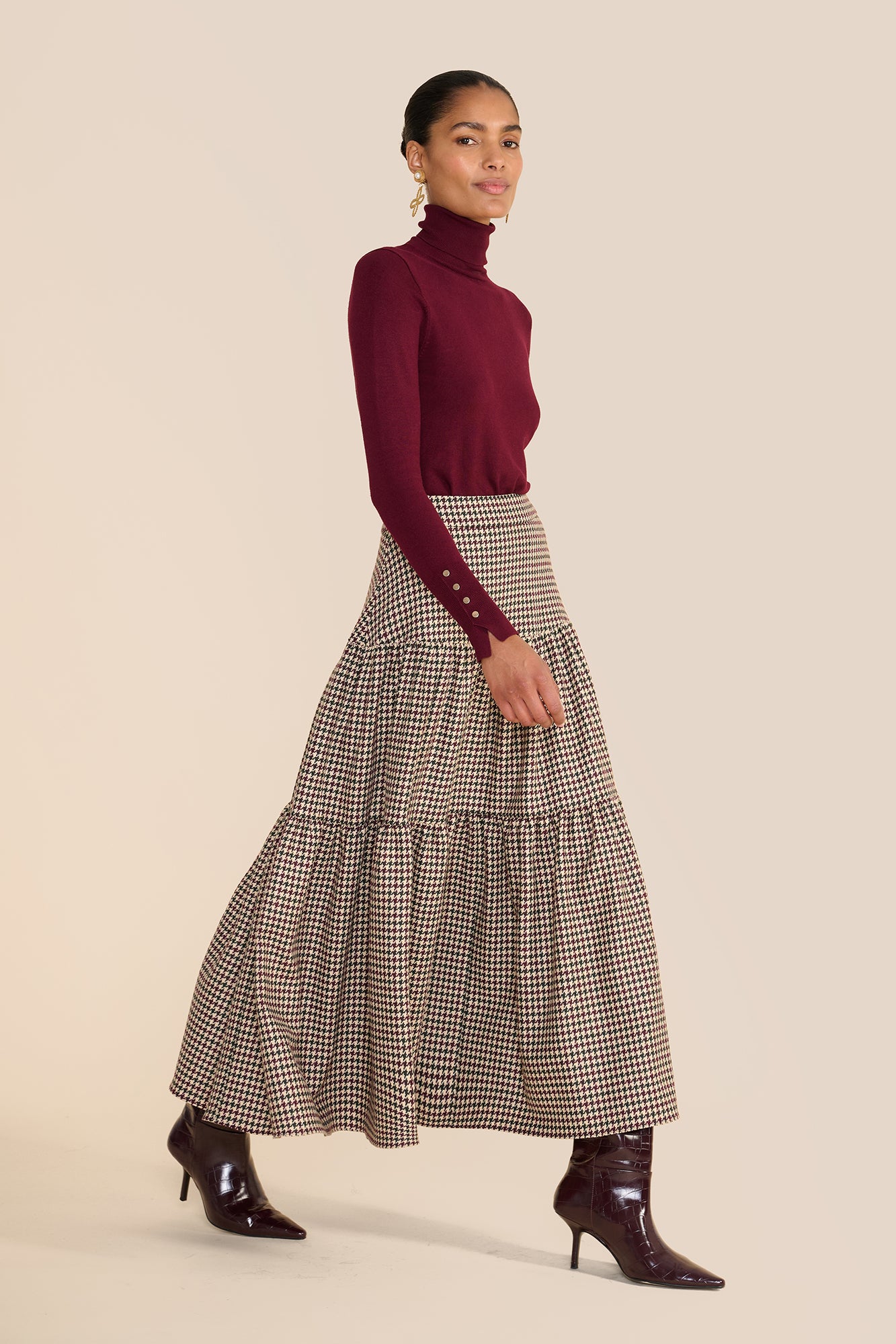 Rosa Country Check Skirt - Image 3