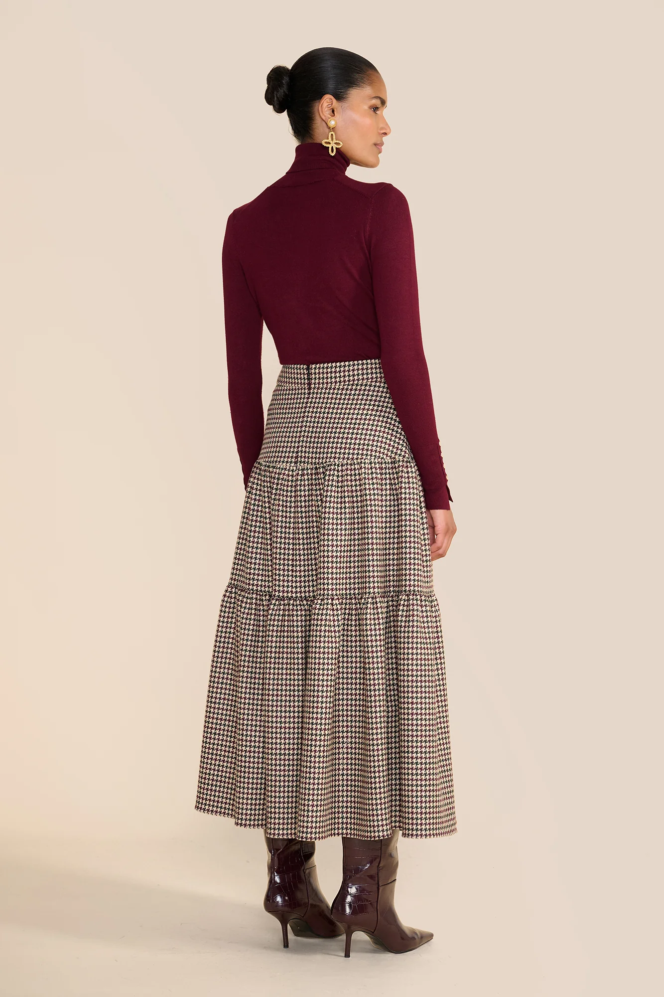 Rosa Country Check Skirt - Image 4