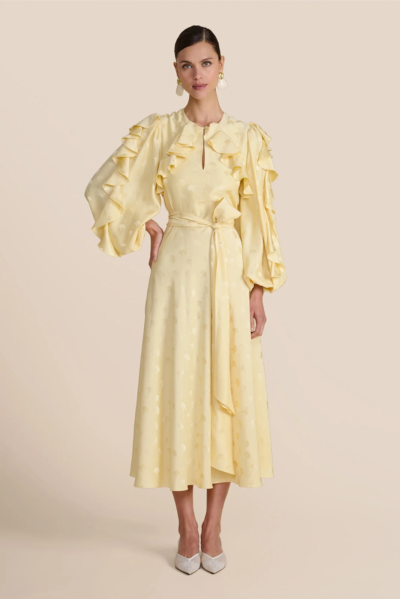 Ruby Lemon Carnation Dress - Image 2