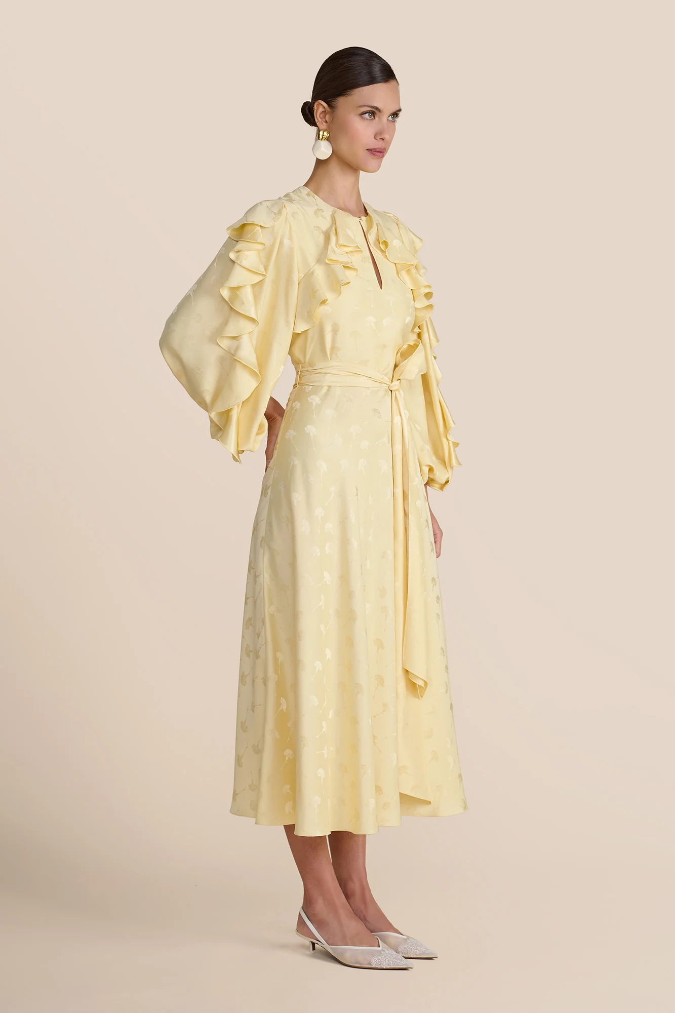 Ruby Lemon Carnation Dress - Image 3