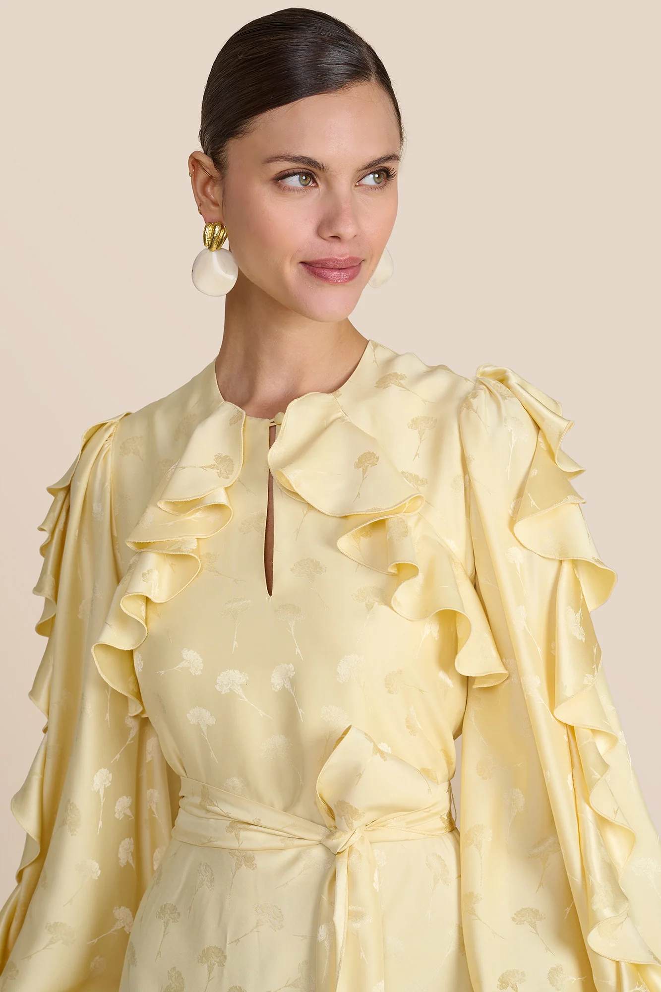 Ruby Lemon Carnation Dress - Image 4
