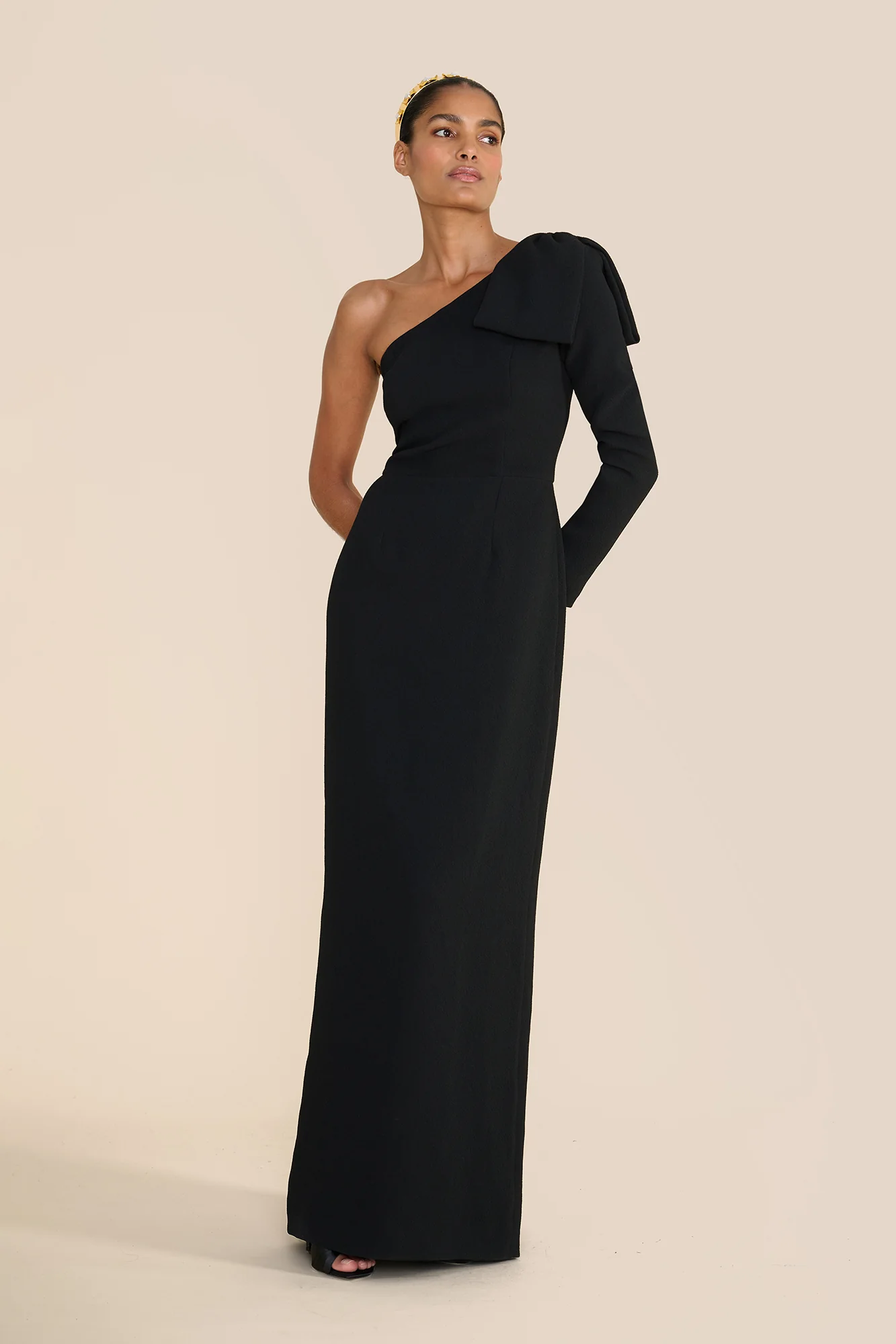 Solange Black Dress - Image 5