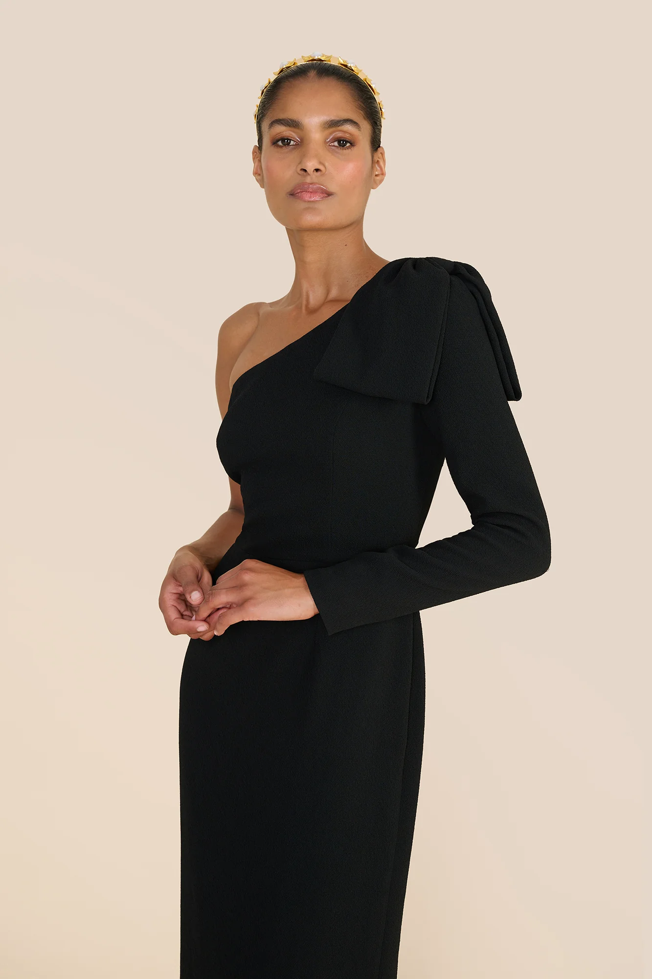 Solange Black Dress - Image 7