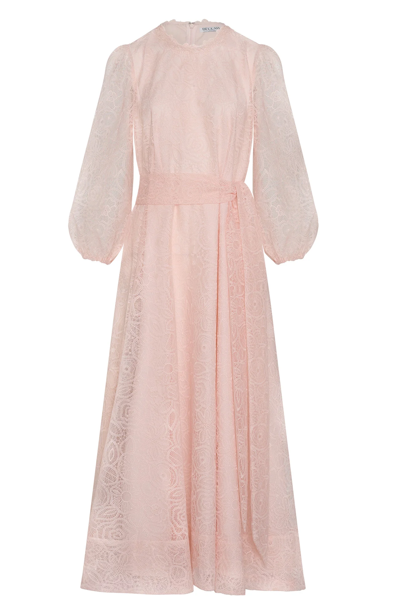 Sonia Blush Lace Dress - Image 8