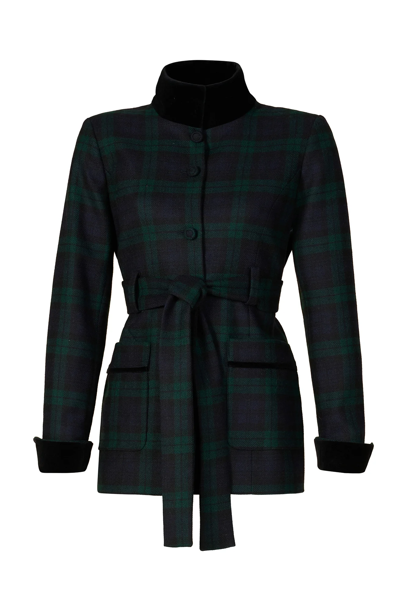 Vesta Evergreen Tartan Jacket - Image 8