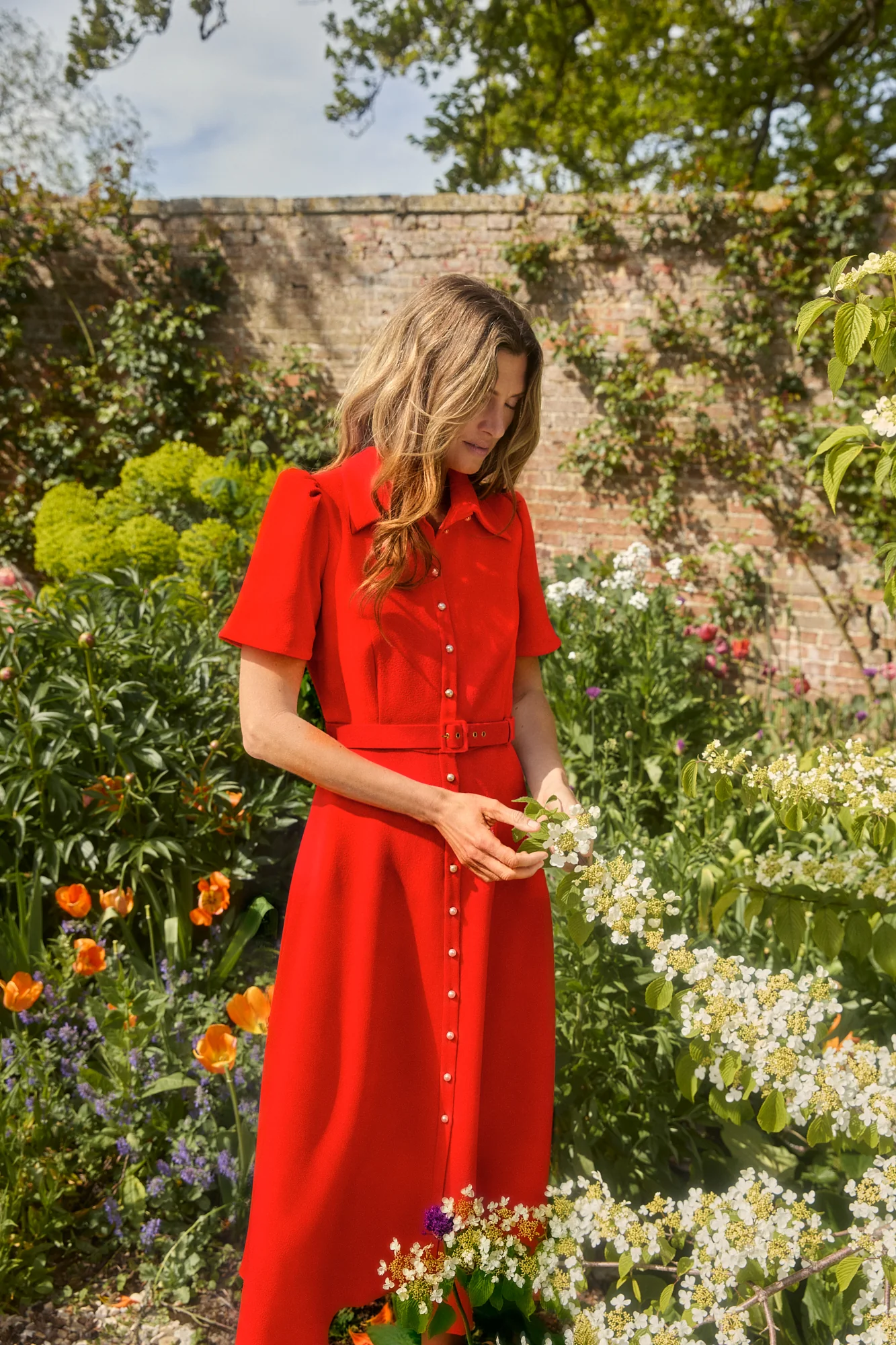 Violet Sunset Red Dress - Image 3