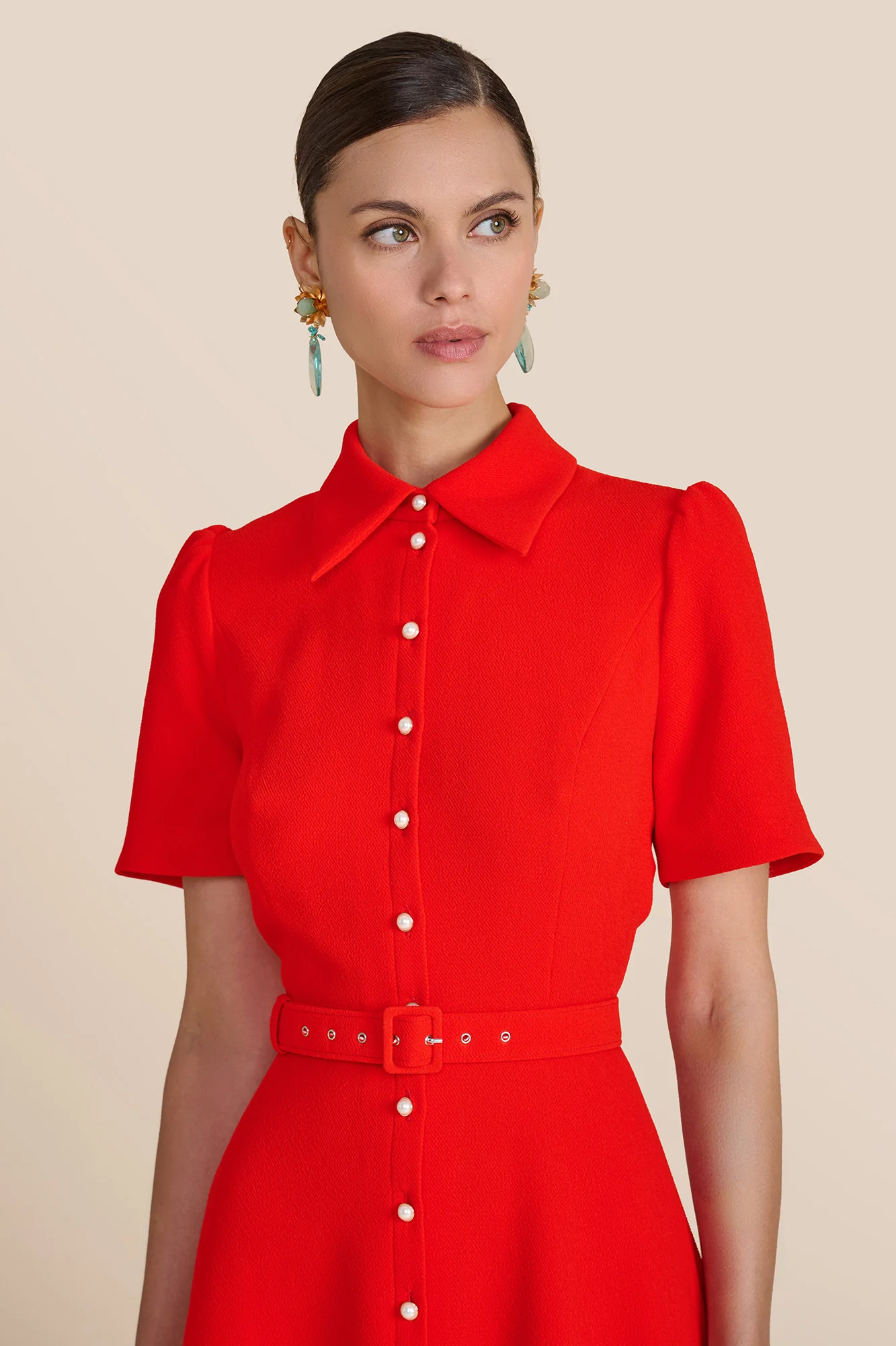 Violet Sunset Red Dress - Image 8