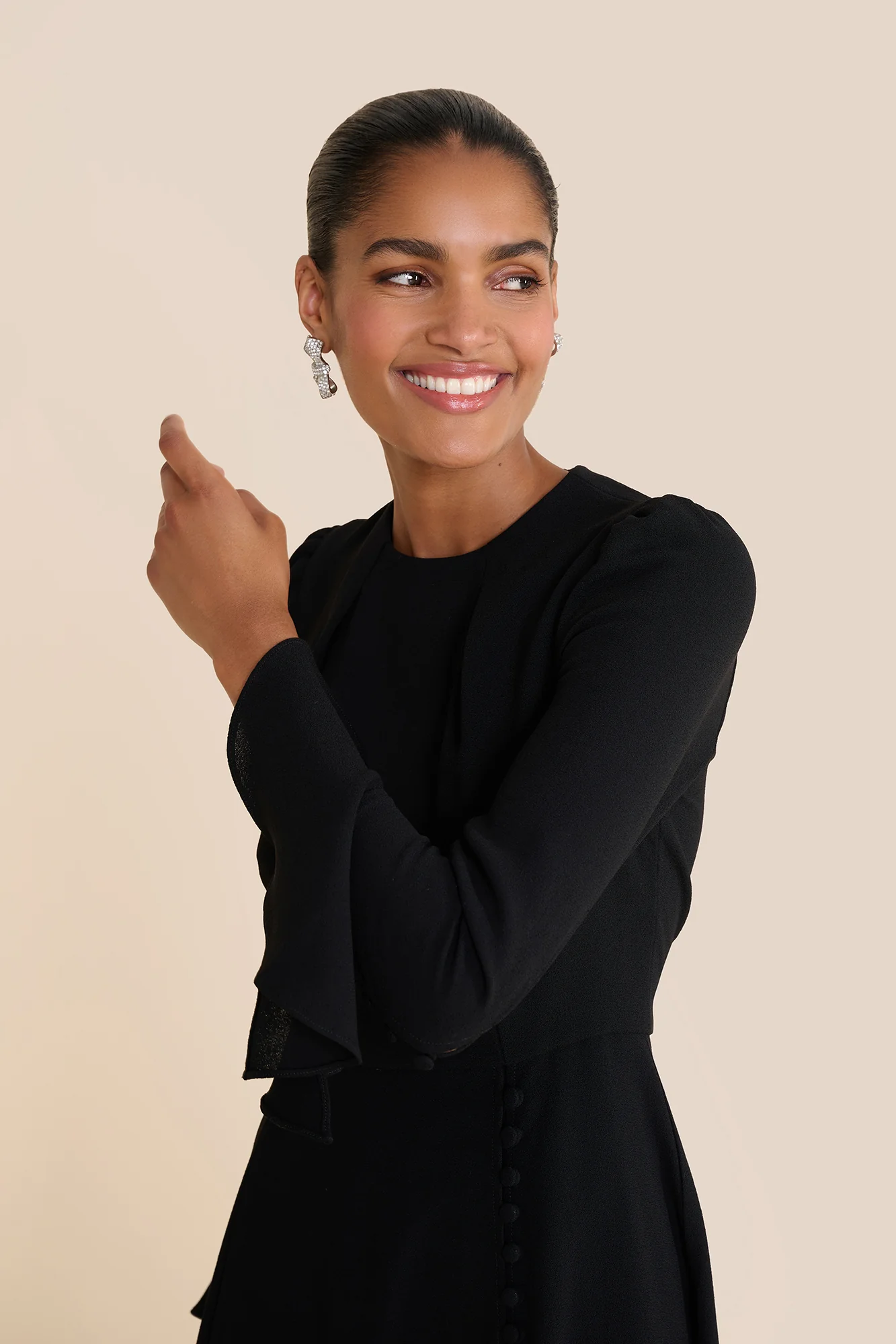 Yahvi Black Dress - Image 4