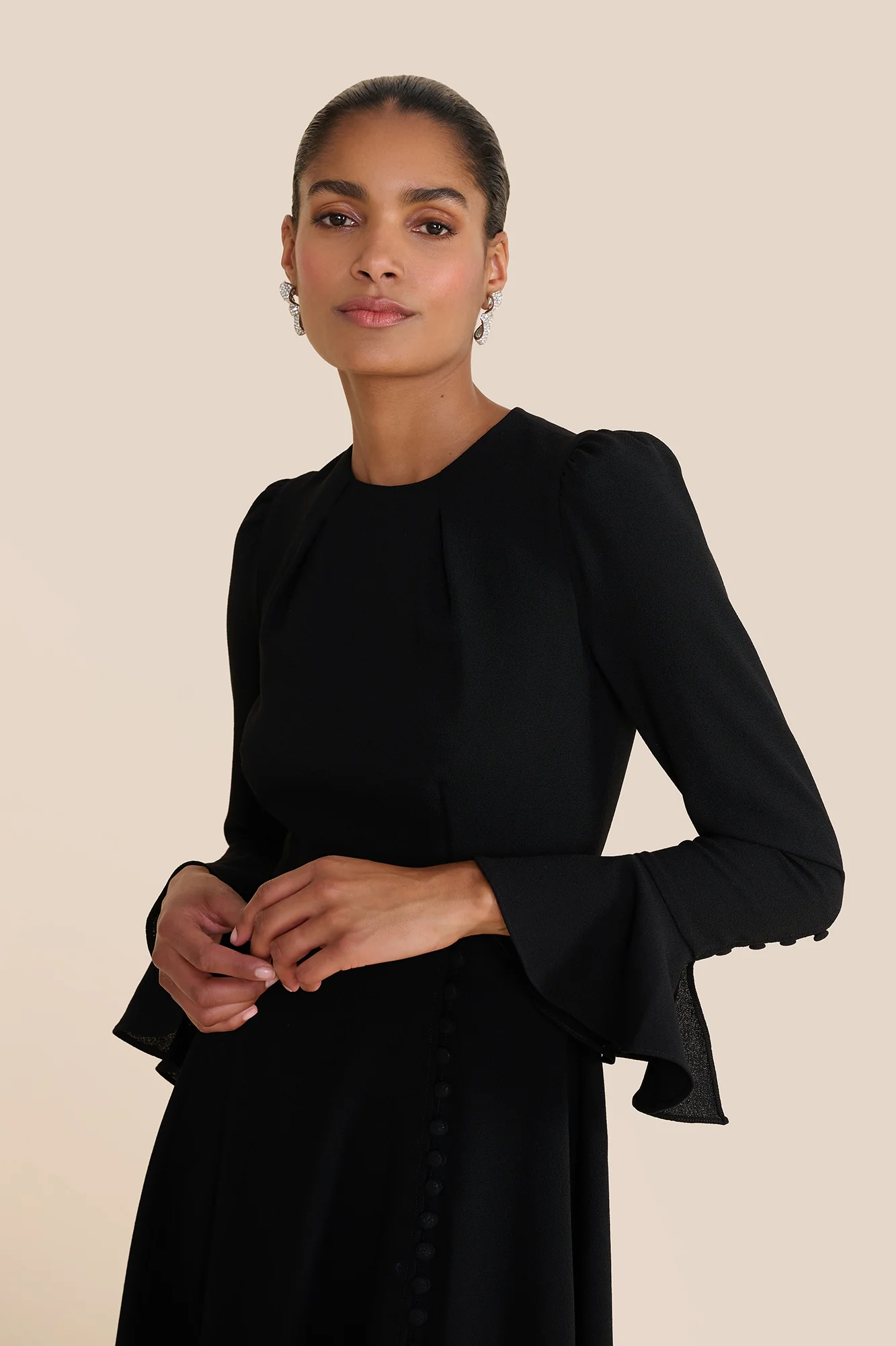 Yahvi Black Dress - Image 5